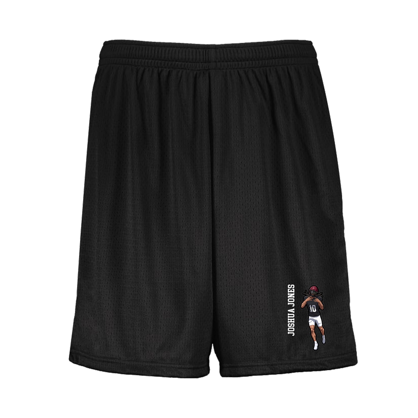 Shorts — Name Vertical in Black