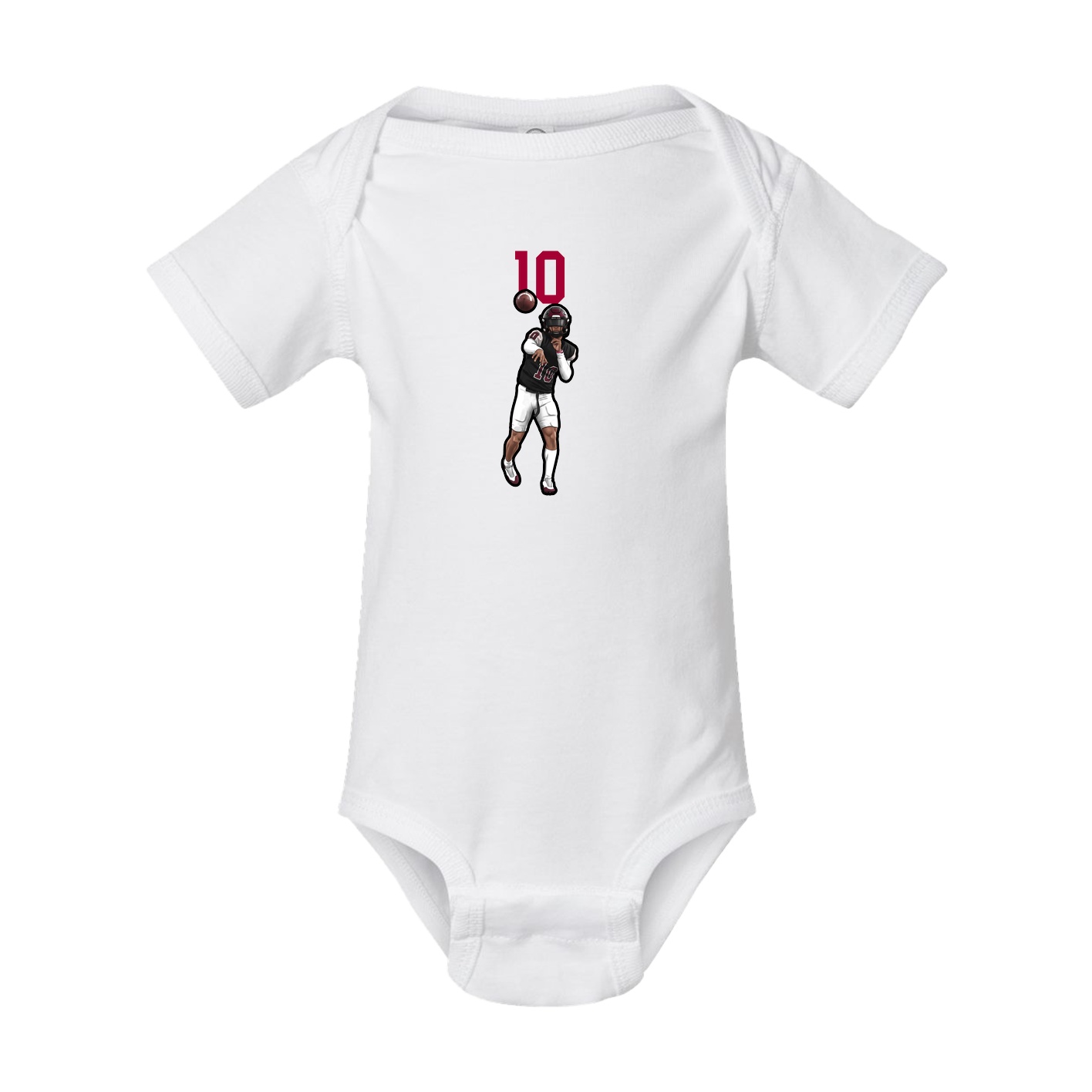 Baby Onesie — Number Top in White