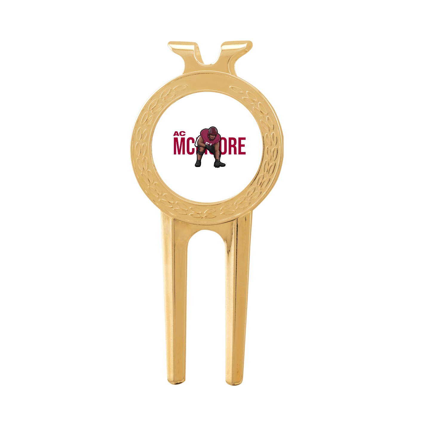 Divot Tool with Ball Marker — Player Name in Classic