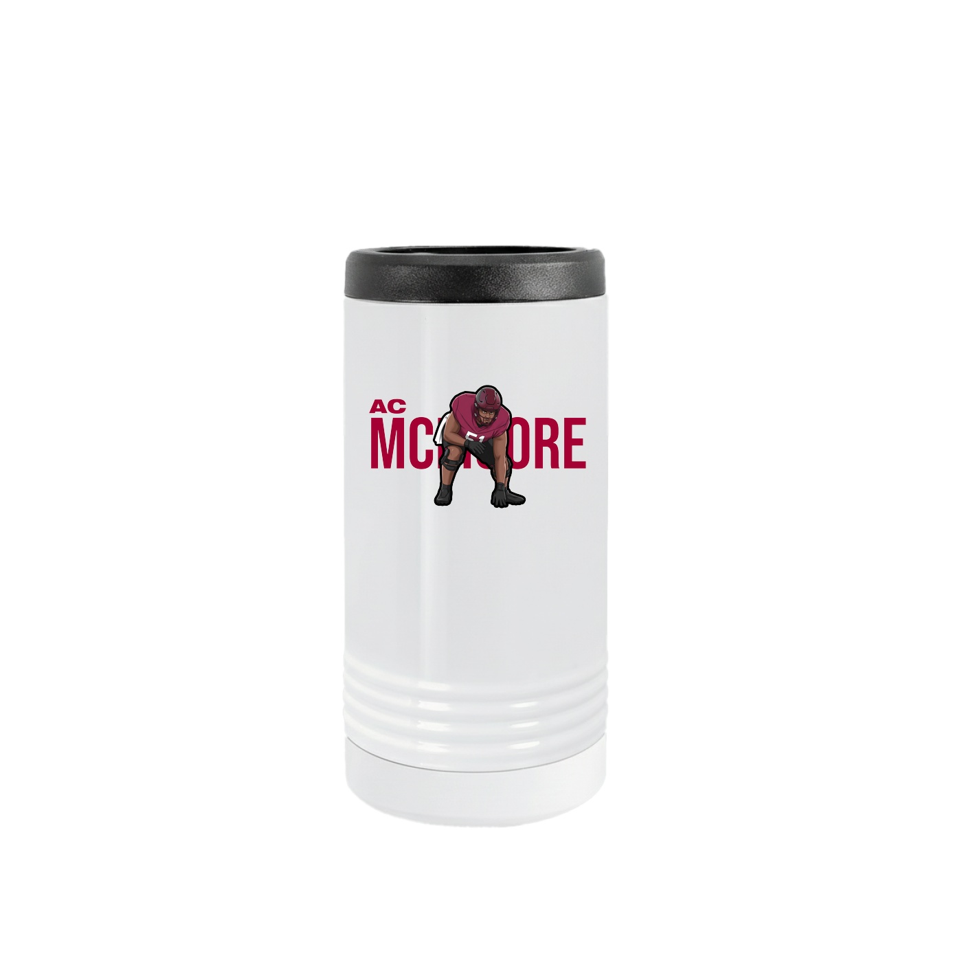 Slim Beverage Holder — Player Name in White