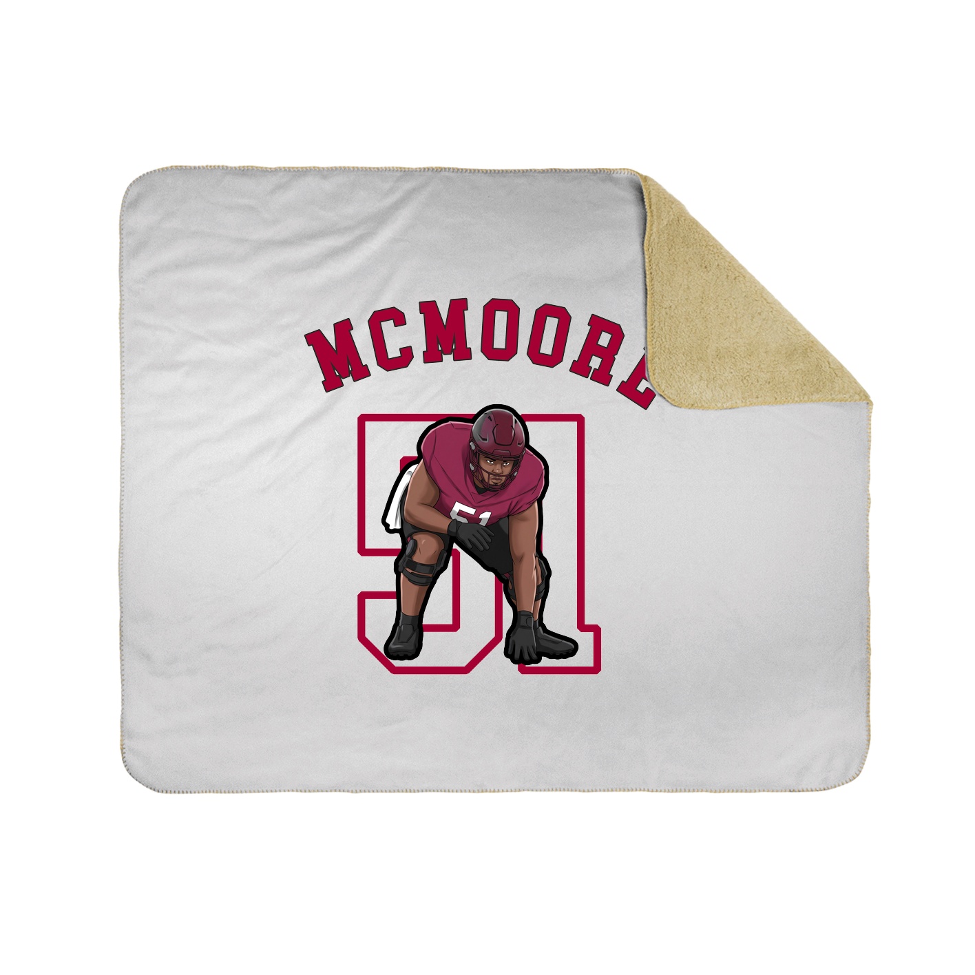 Throw Blanket — Shirsey Arch in White
