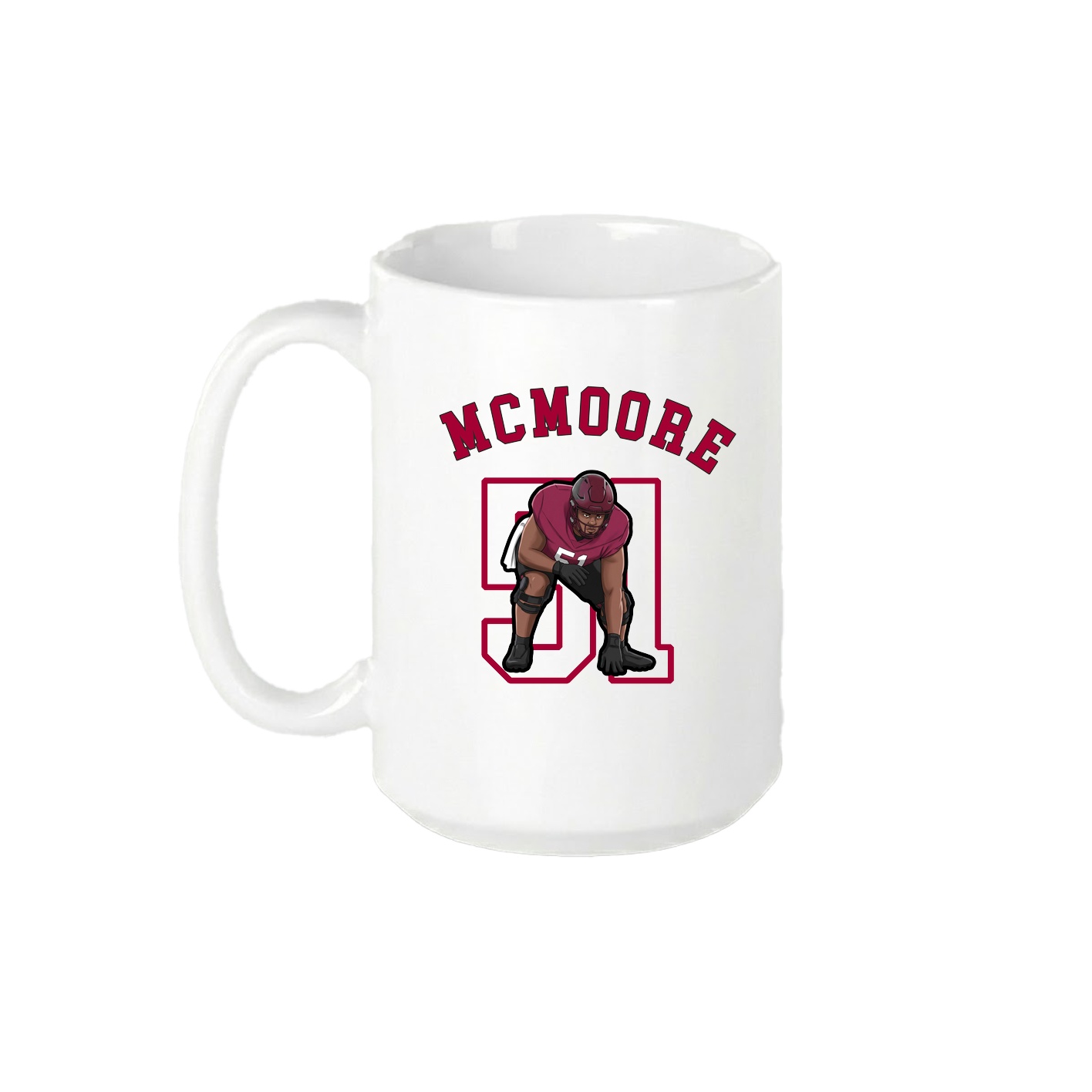 15oz Coffee Mug — Shirsey Arch in White