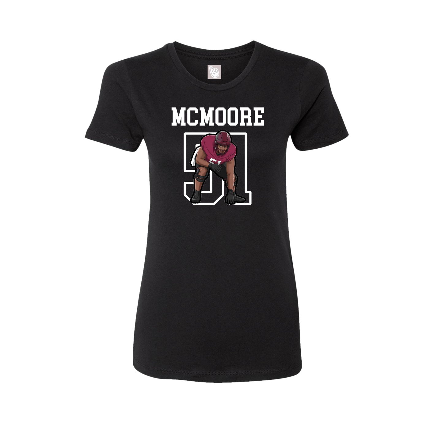 Fitted Women's Tee — Shirsey in Black