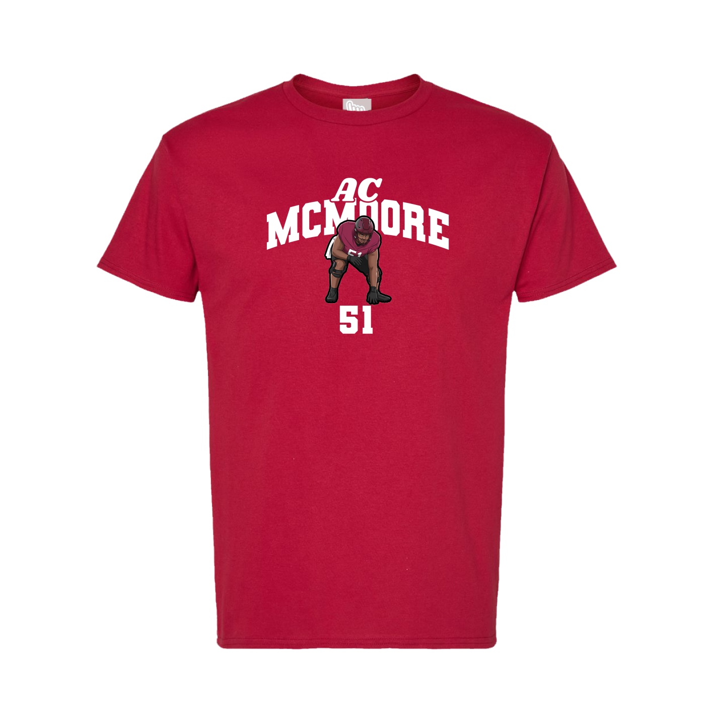 Tee — Signature Arch in Crimson