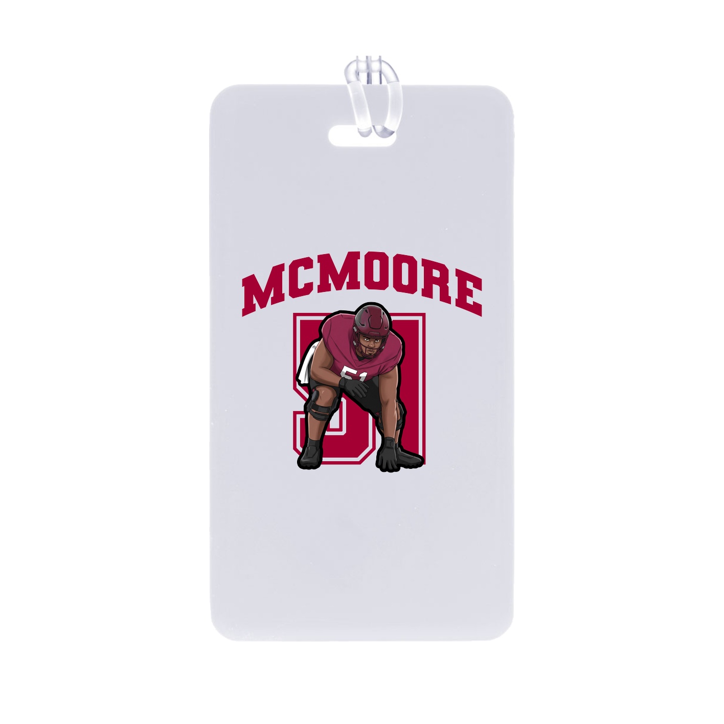 Bag Tag — Number in Classic