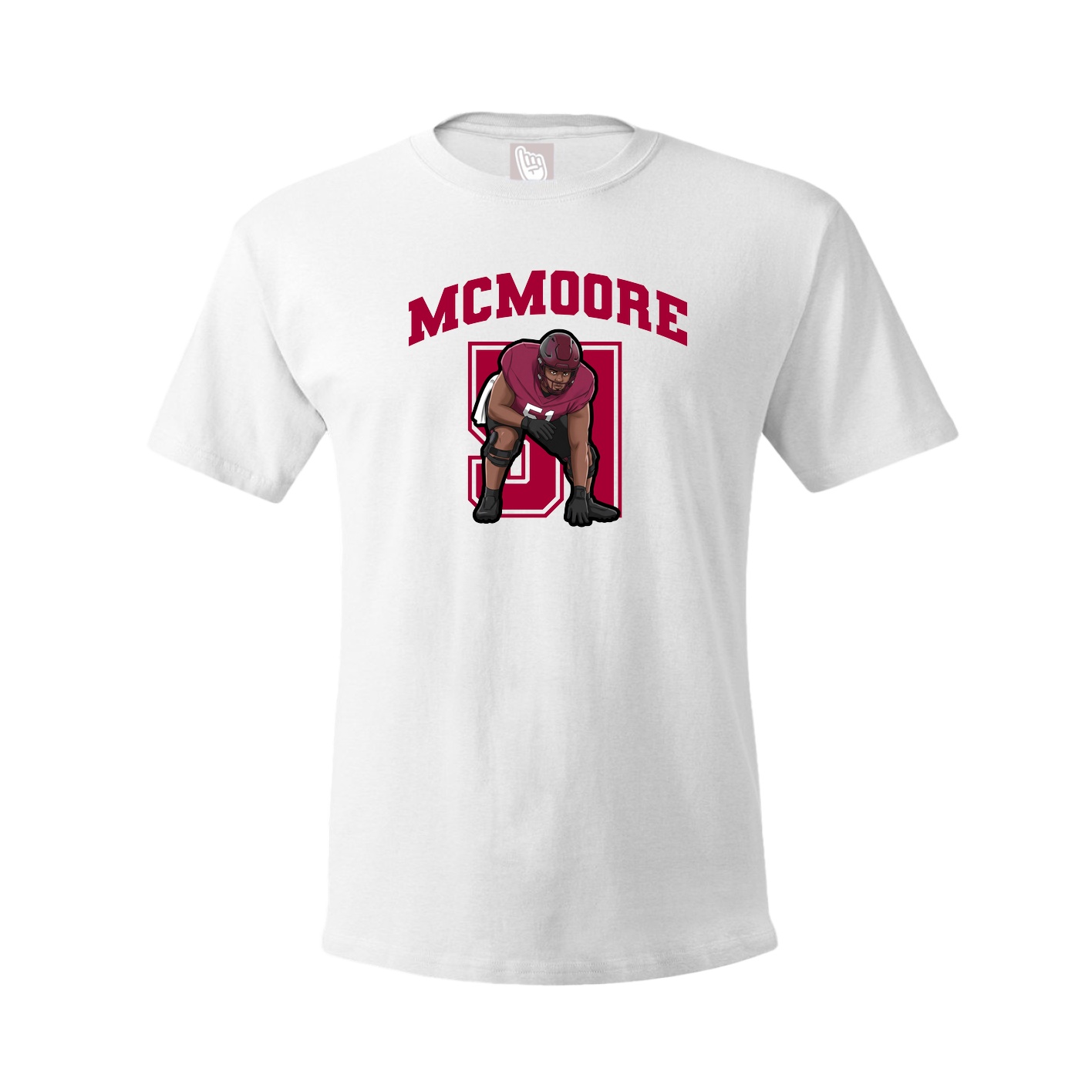 Tee — Number in White