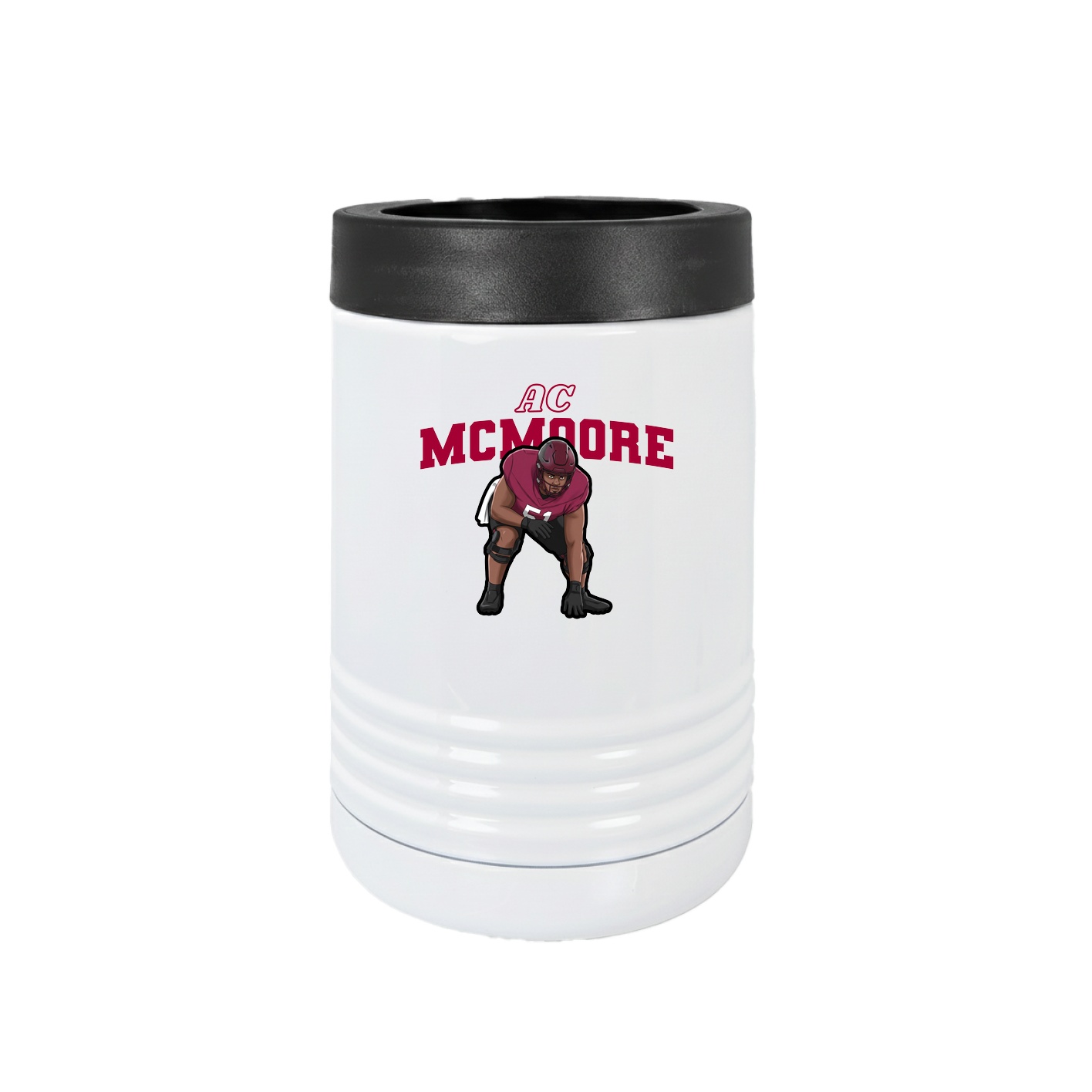 Beverage Holder — Name Arch in White