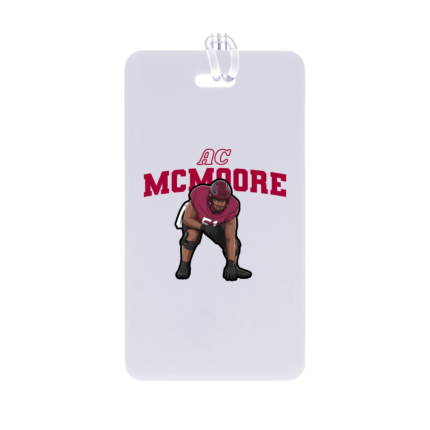 Bag Tag — Name Arch in Classic