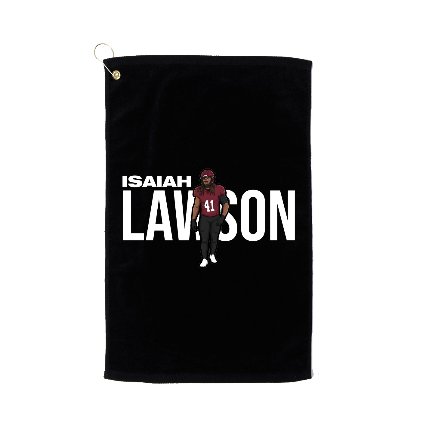 Golf Towel — Player Name in Black
