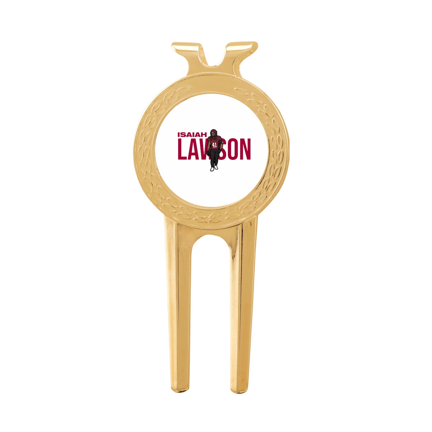 Divot Tool with Ball Marker — Player Name in Classic