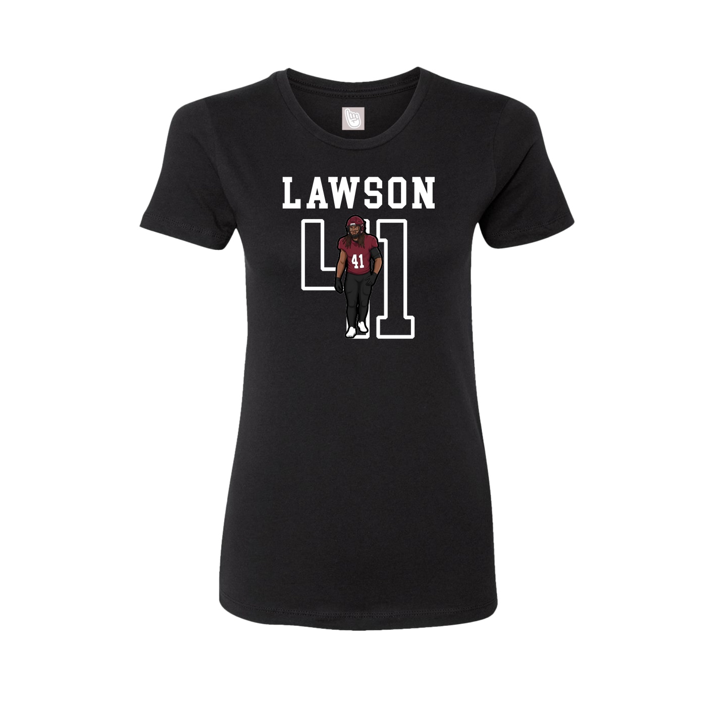 Fitted Women's Tee — Shirsey in Black