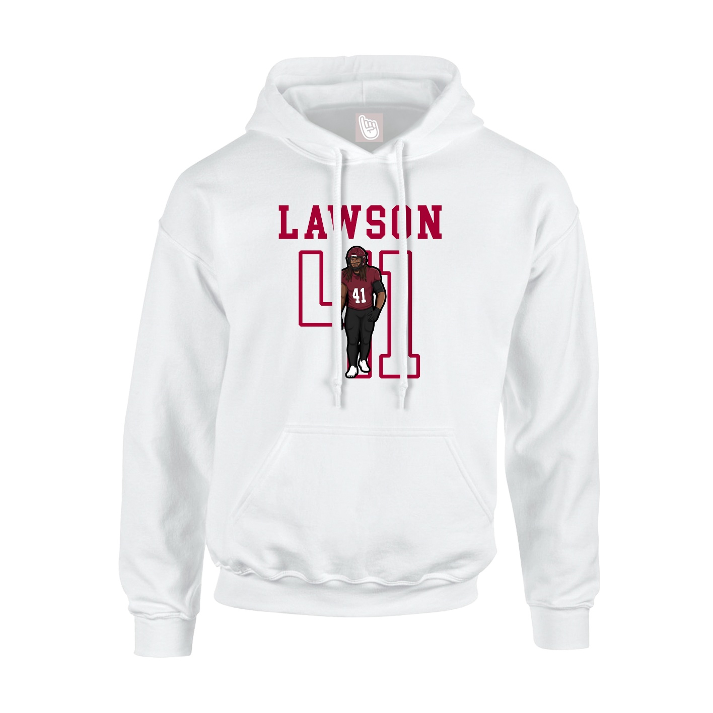 Youth Hoodie — Shirsey in White