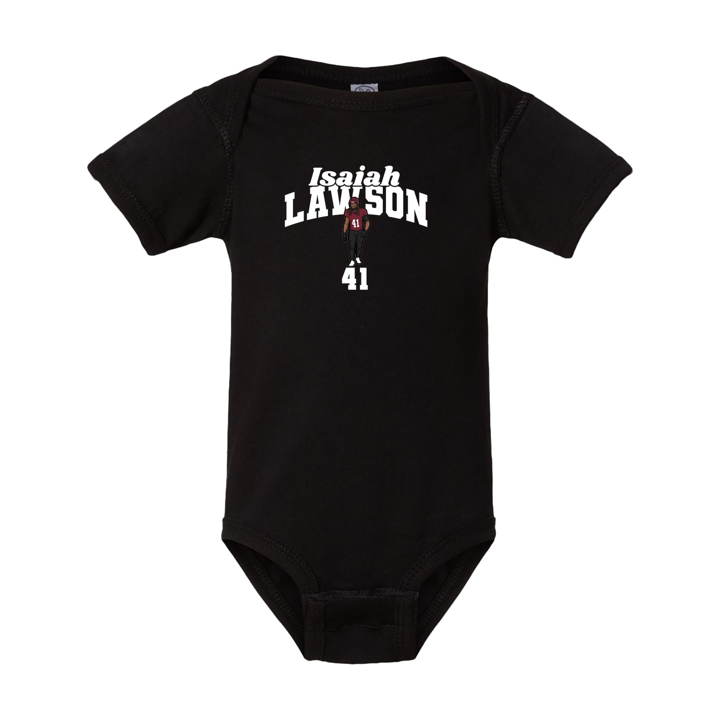 Baby Onesie — Signature Arch in Black