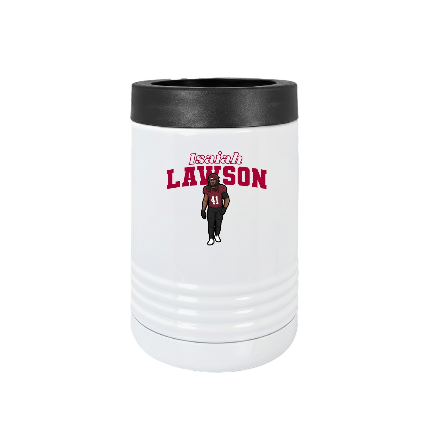Beverage Holder — Name Arch in White