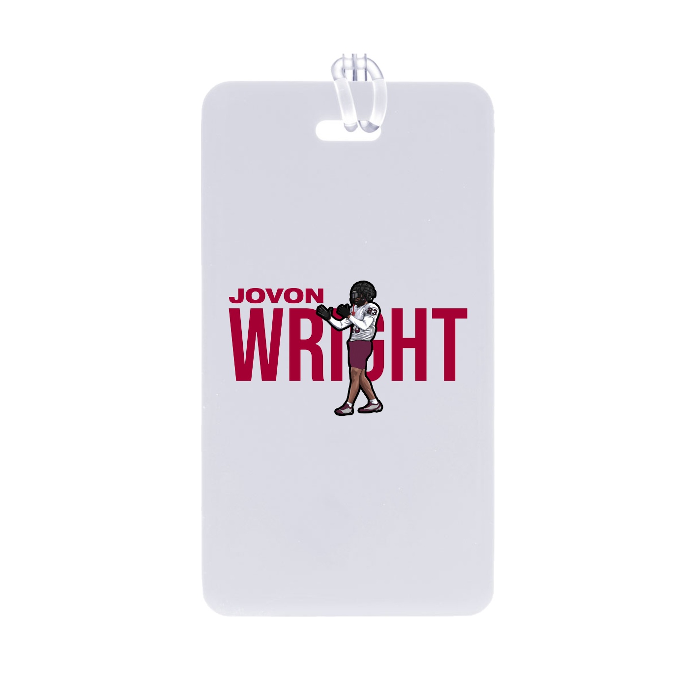 Bag Tag — Player Name in Classic