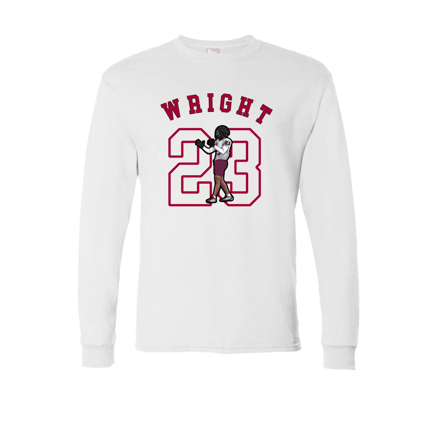 Long Sleeve Tee — Shirsey Arch in White