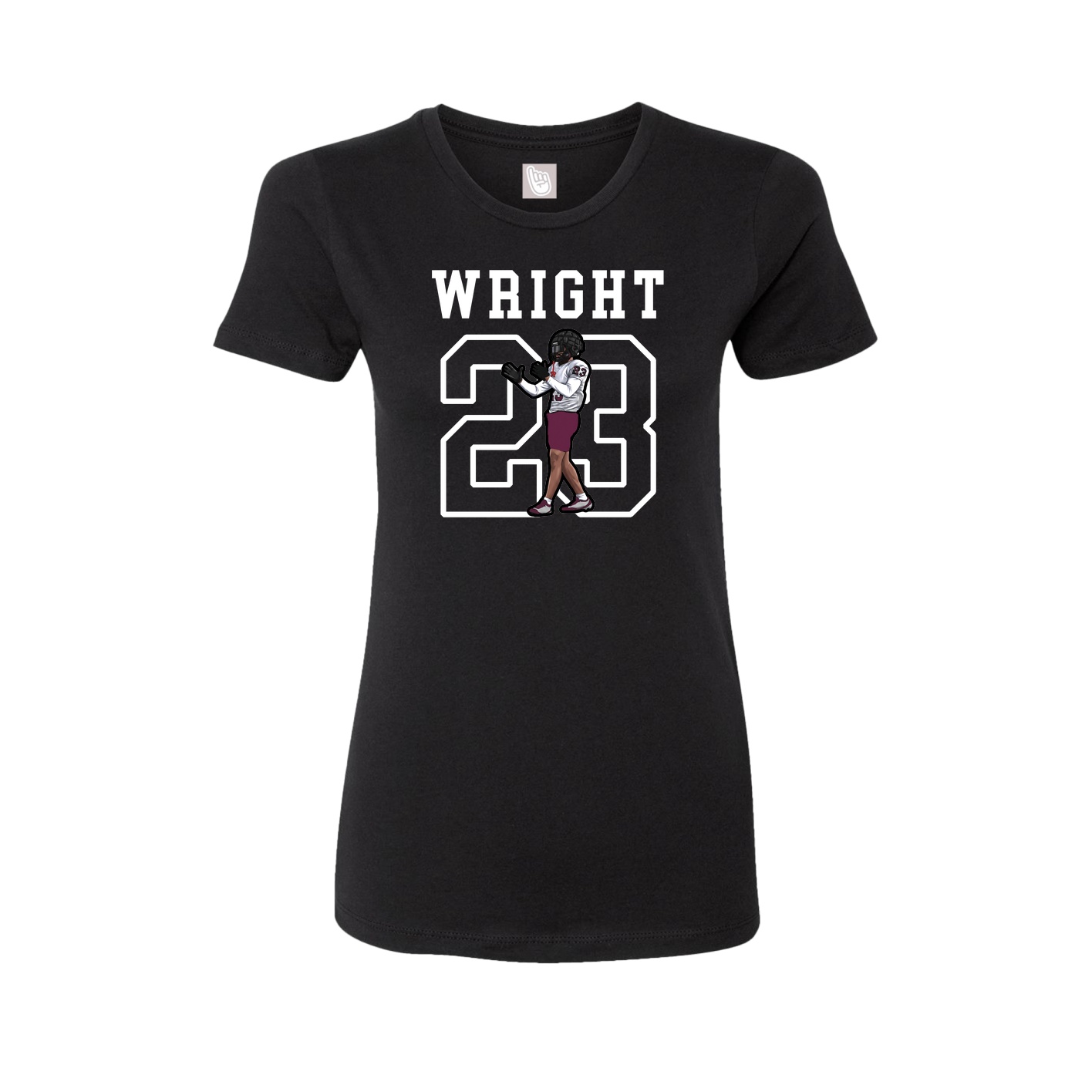 Fitted Women's Tee — Shirsey in Black