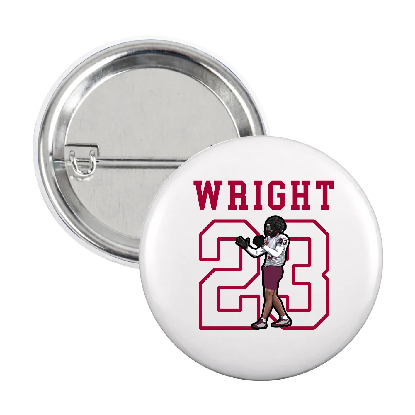 Game Day Button — Shirsey in White