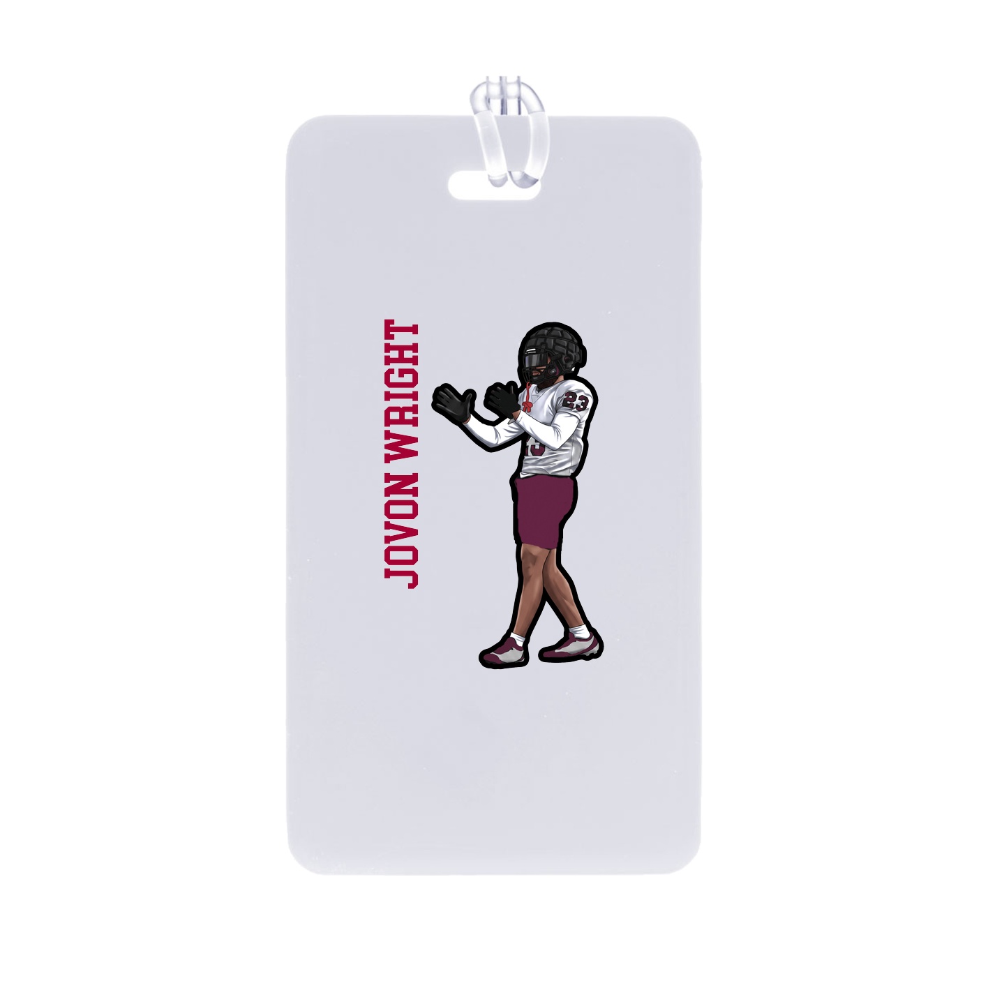 Bag Tag — Name Vertical in Classic
