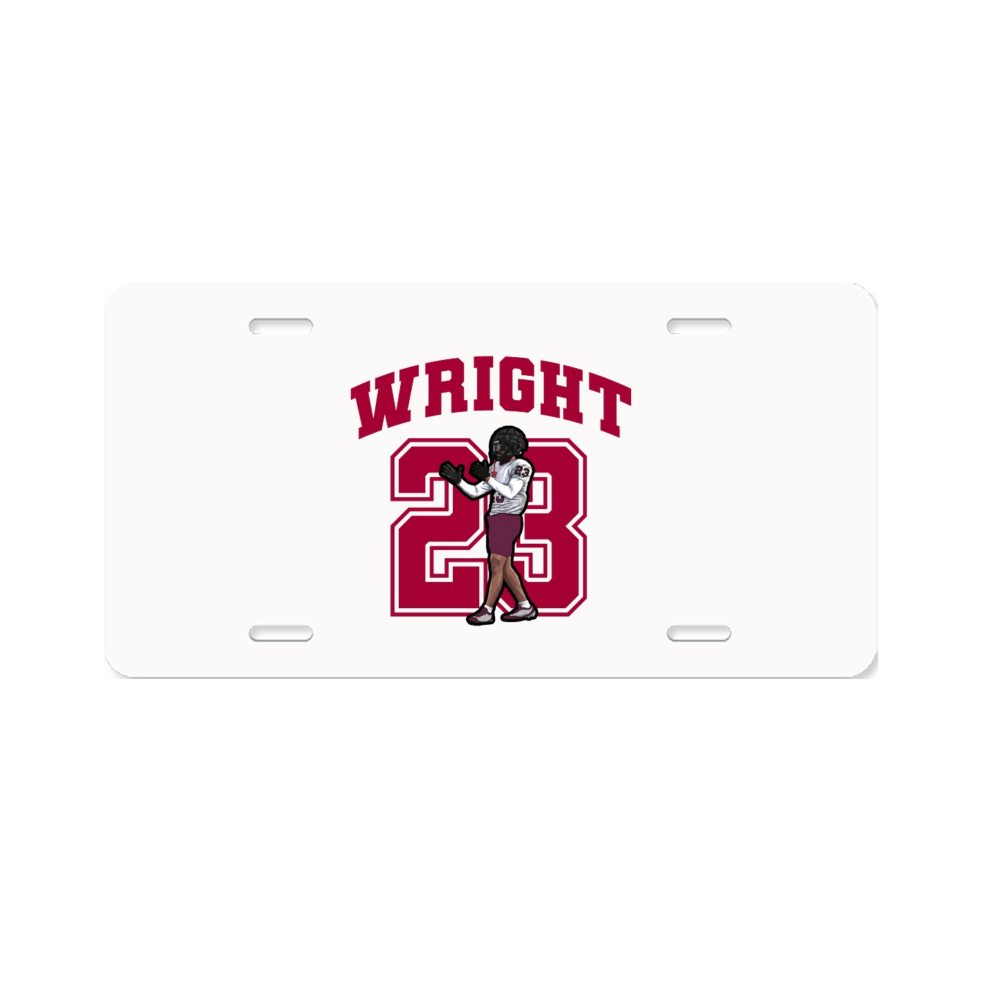 License Plate — Number in Classic