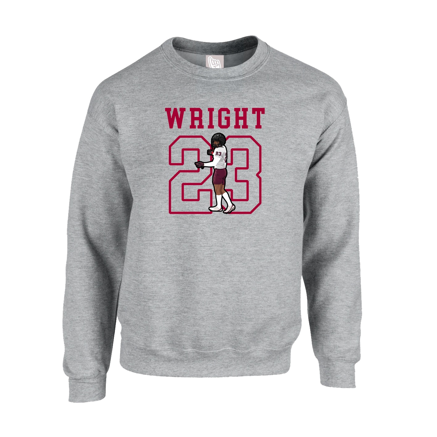 Fleece Crew — Shirsey in Grey