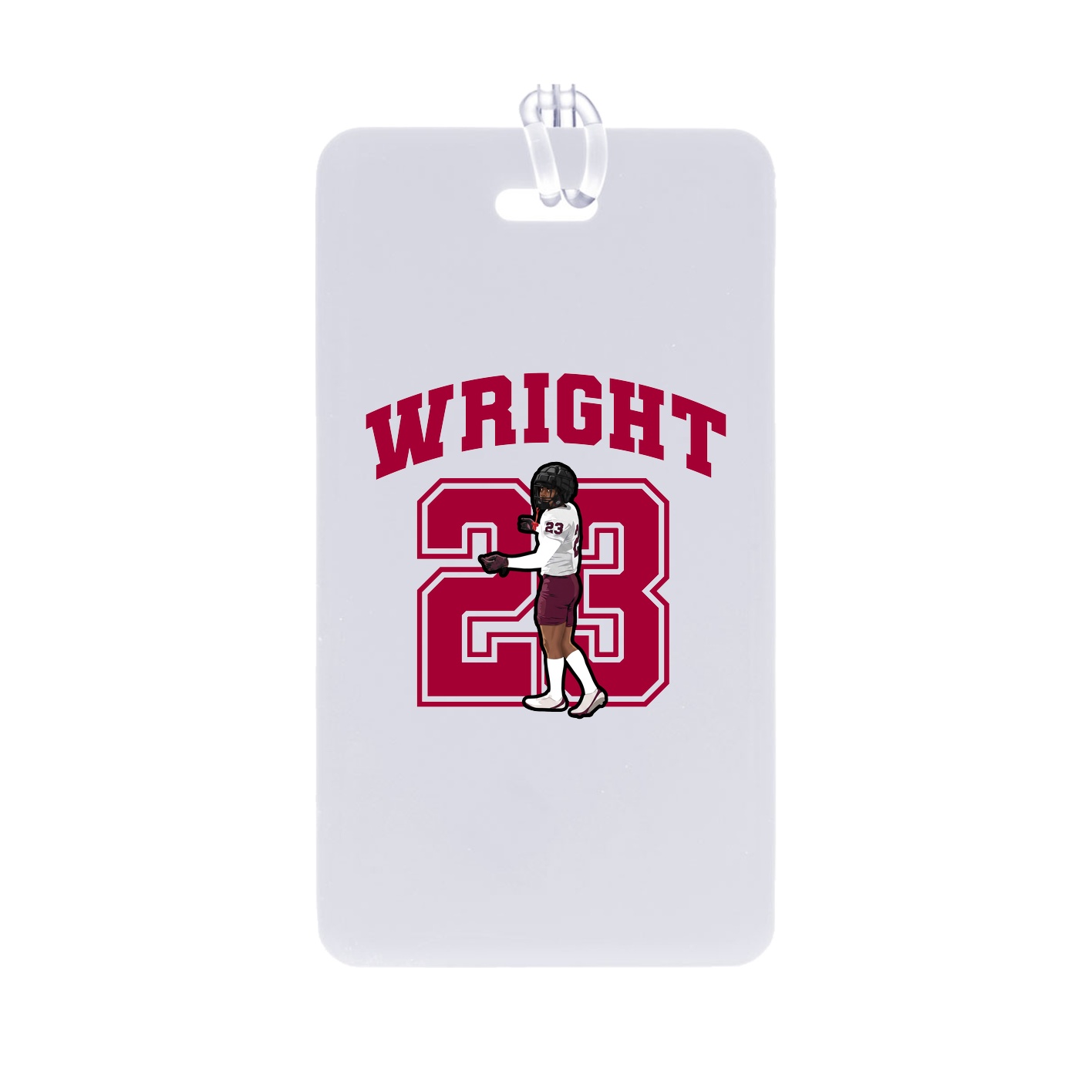 Bag Tag — Number in Classic