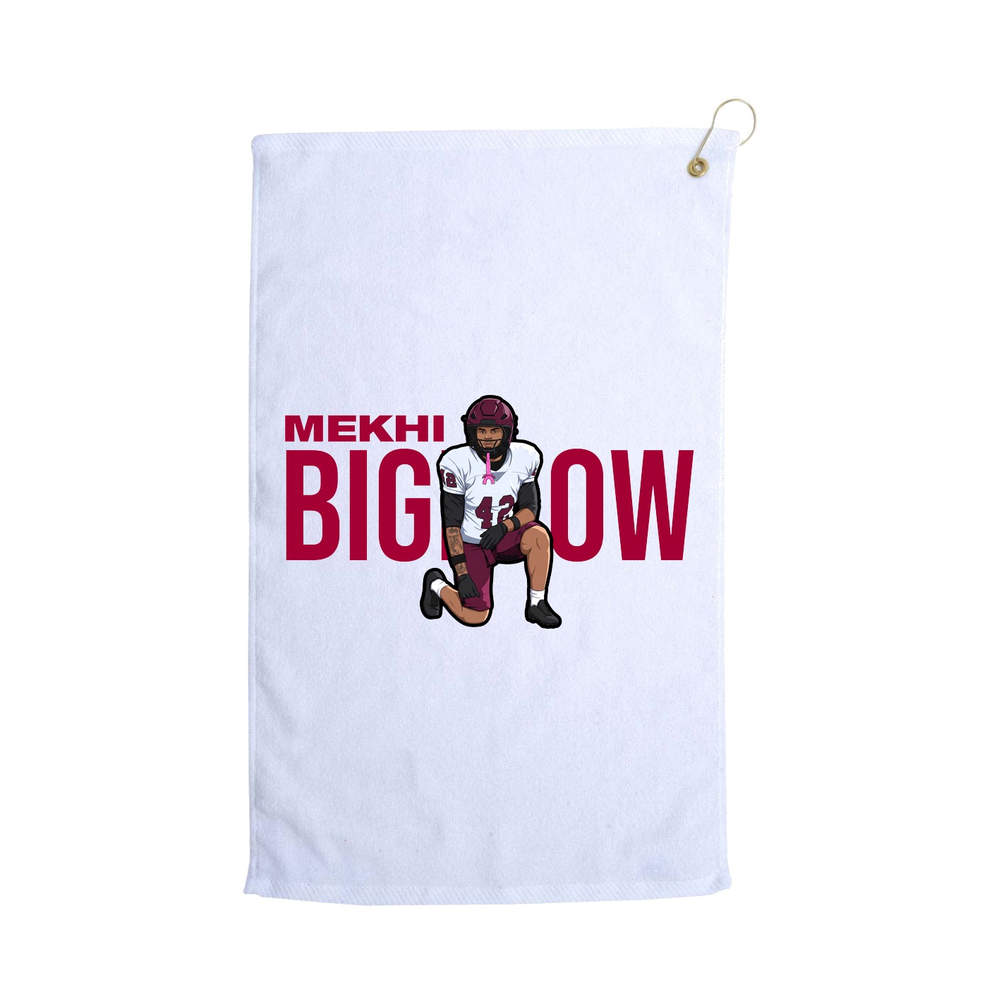 Golf Towel — Player Name in White