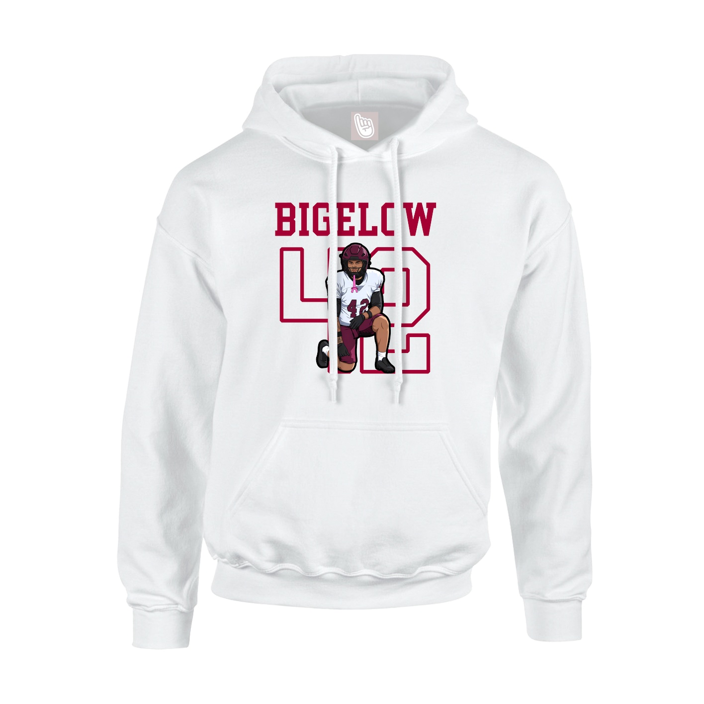 Hoodie — Shirsey in White