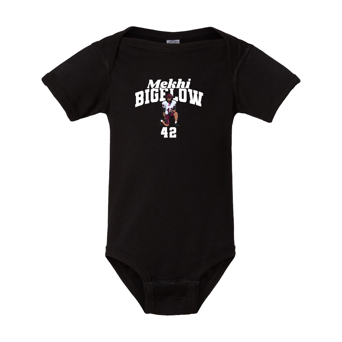 Baby Onesie — Signature Arch in Black