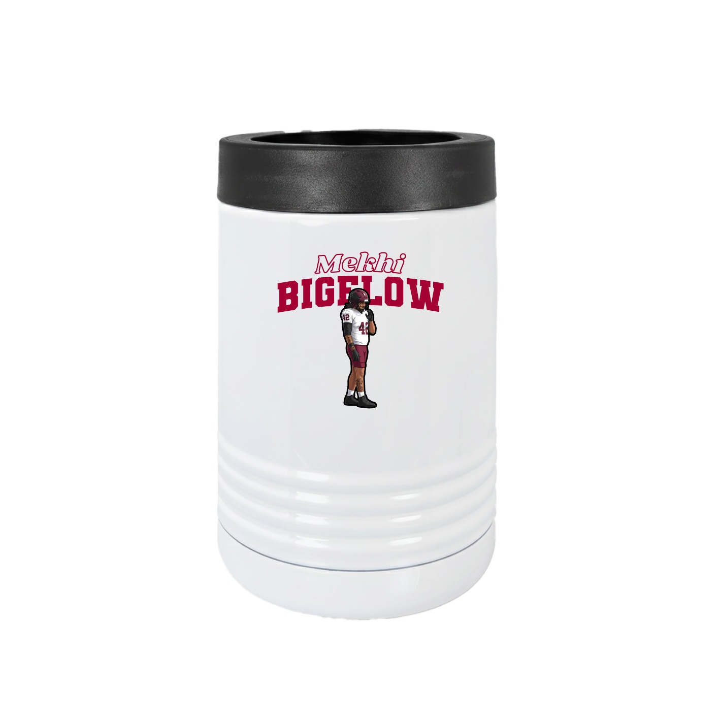 Beverage Holder — Name Arch in White