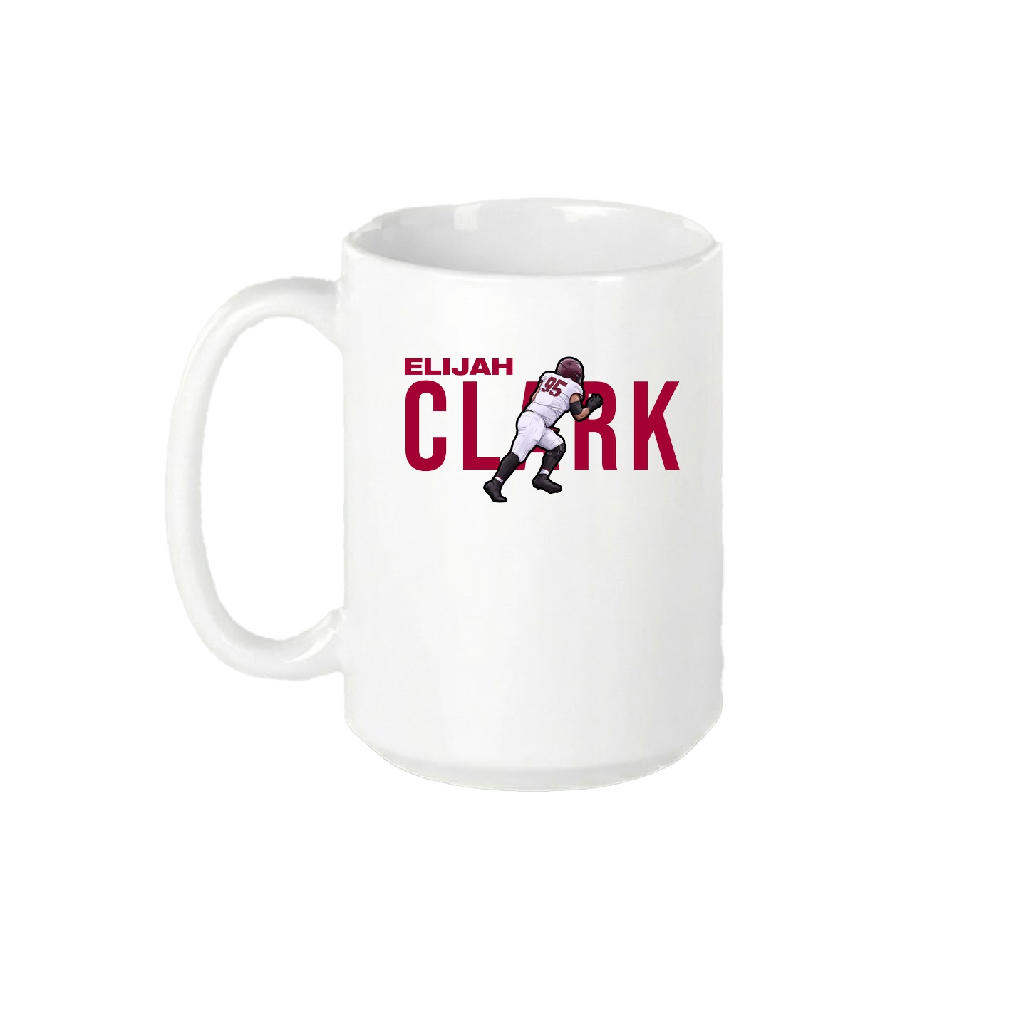 15oz Coffee Mug — Player Name in White