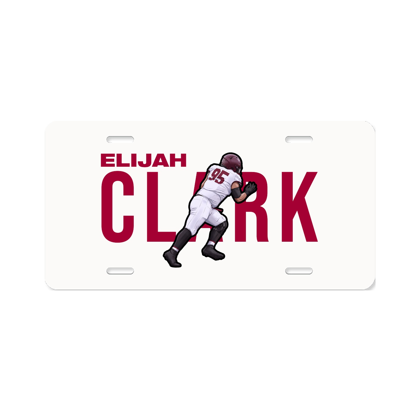 License Plate — Player Name in Classic