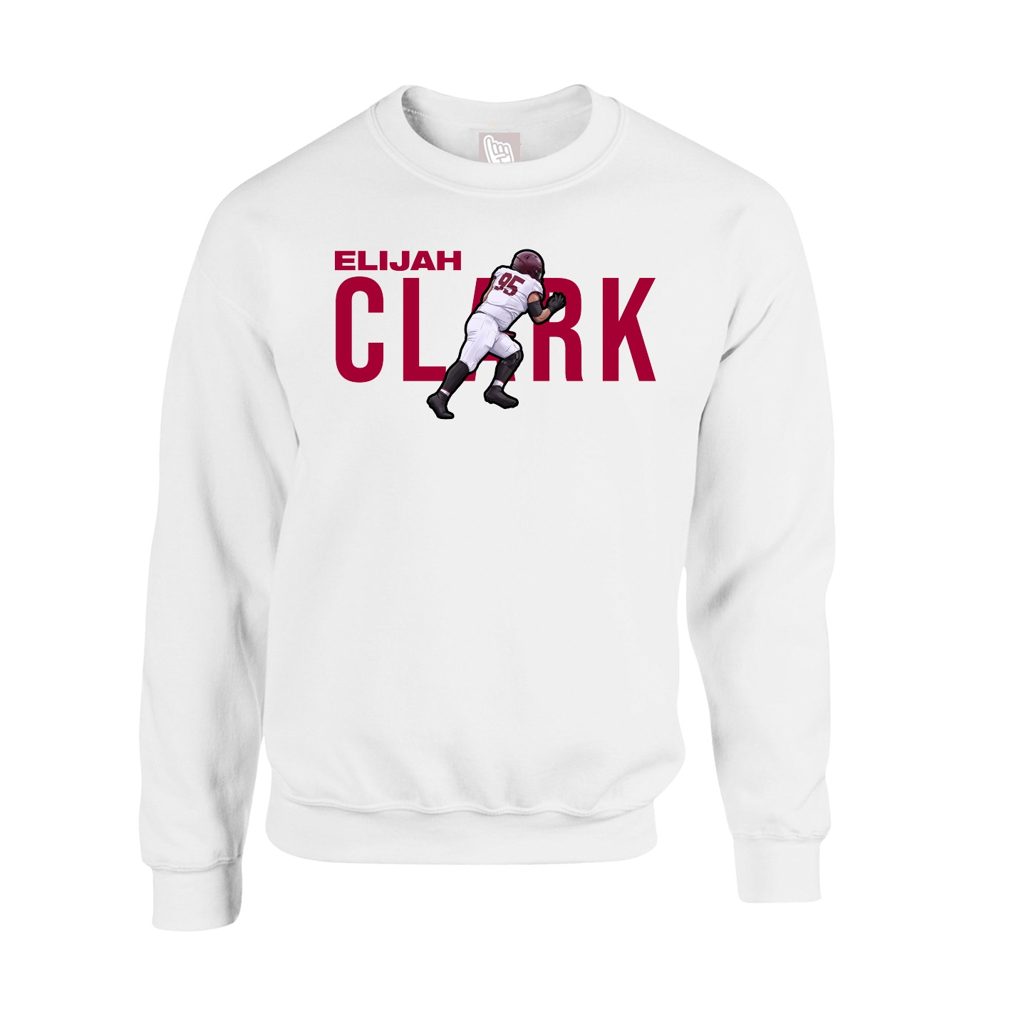 Fleece Crew — Player Name in White