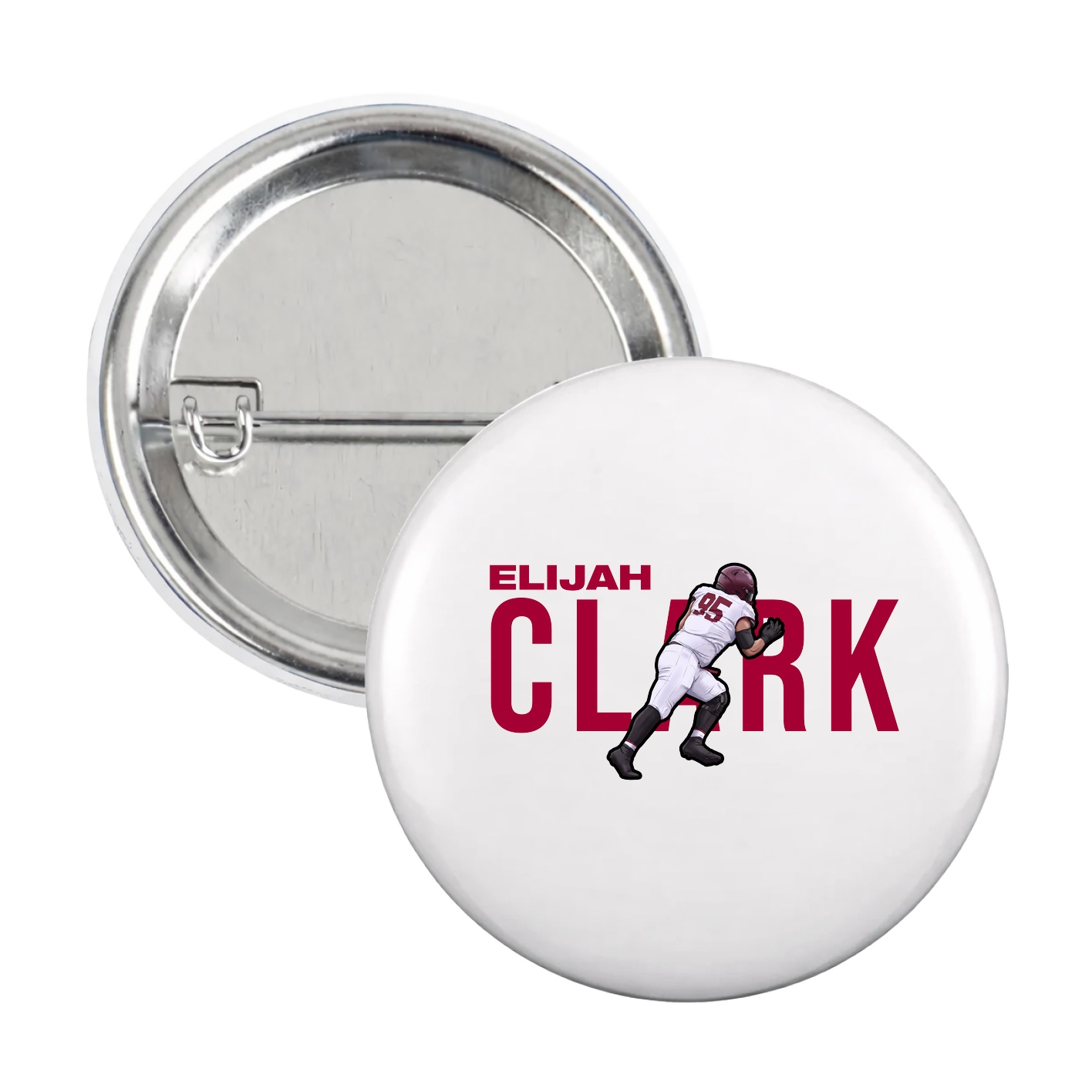 Game Day Button — Player Name in White