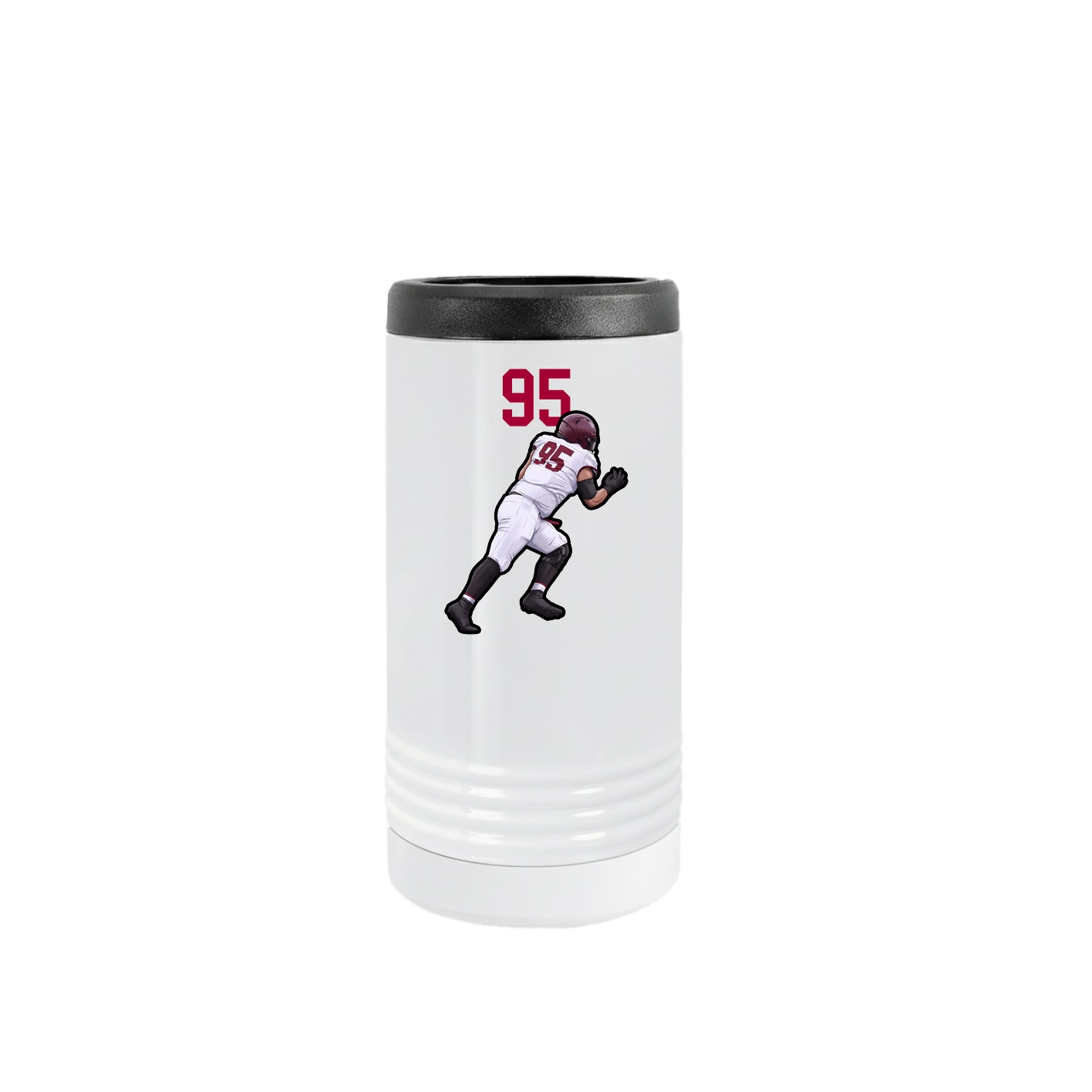 Slim Beverage Holder — Number Top in White