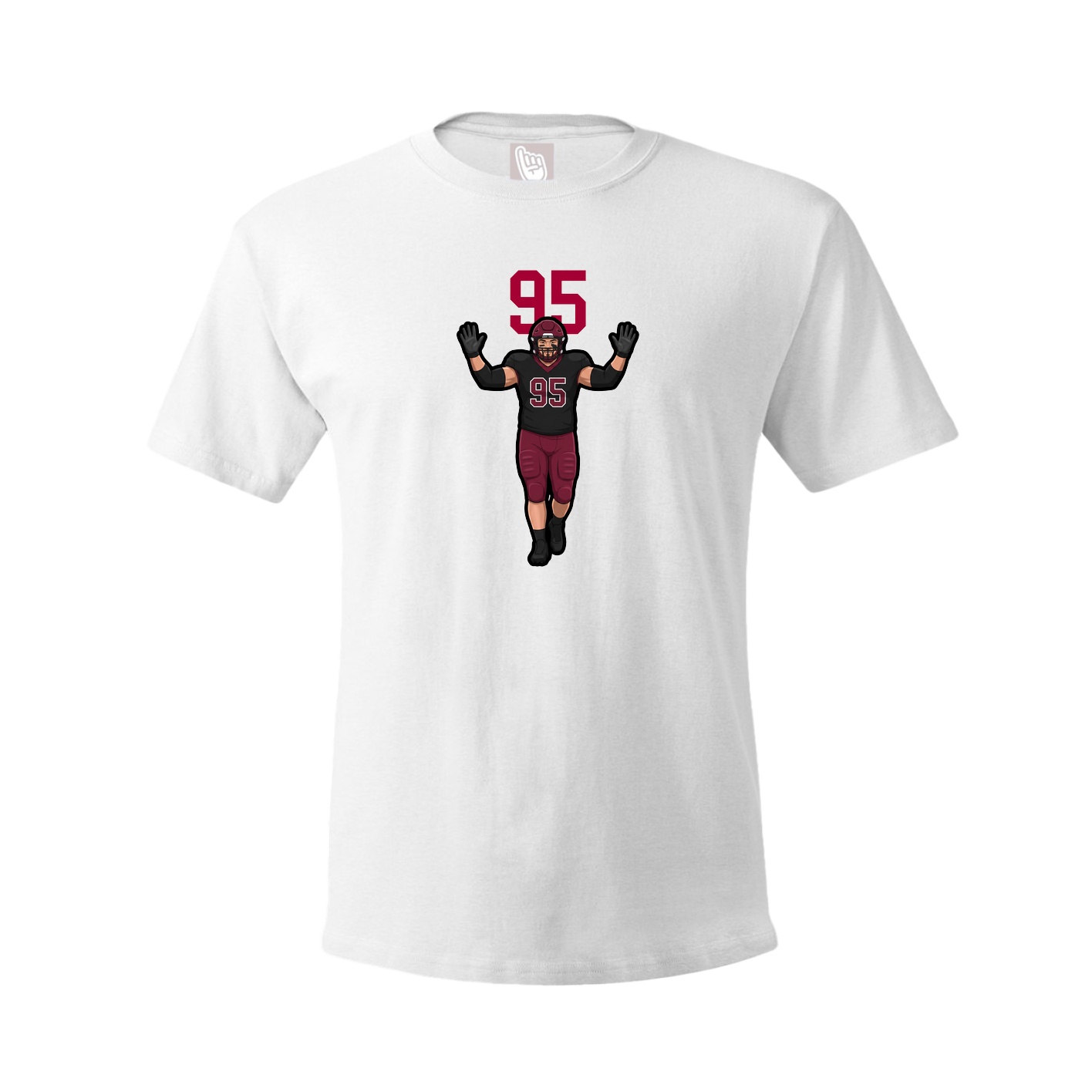 Tee — Number Top in White