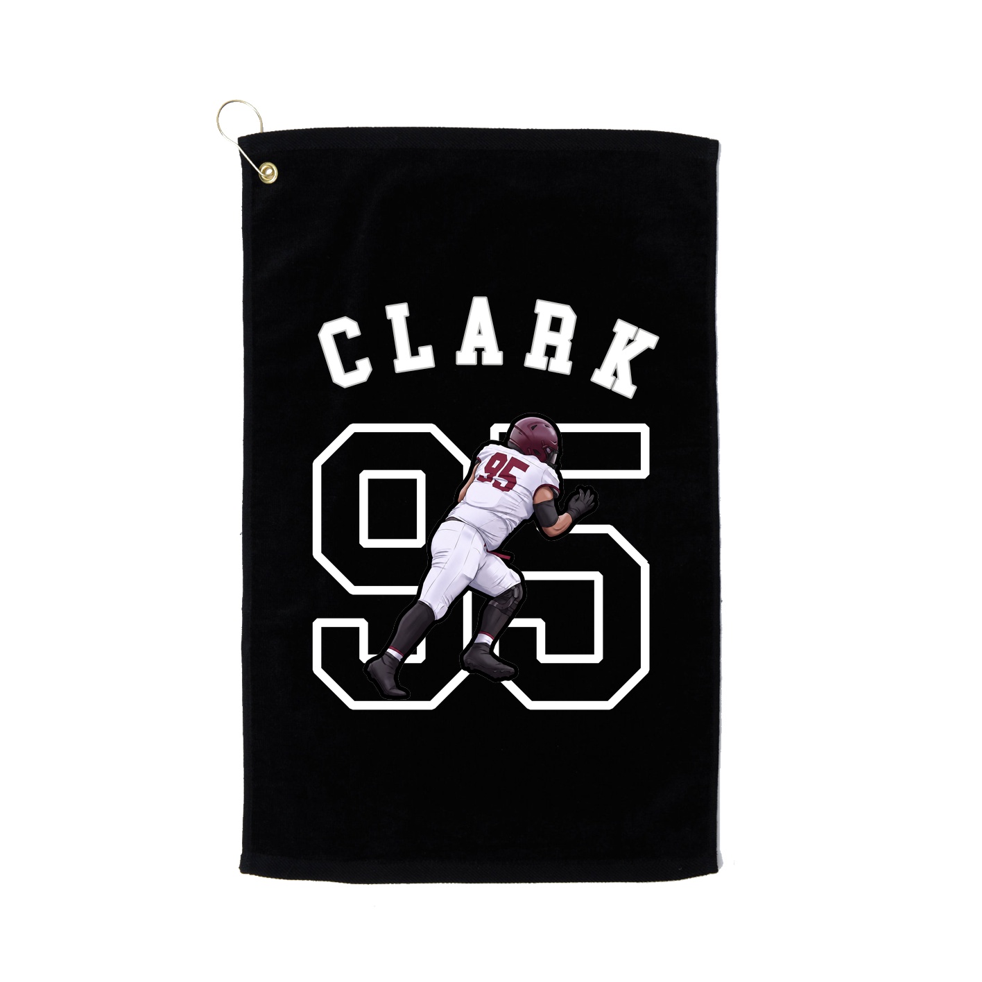Golf Towel — Shirsey Arch in Black