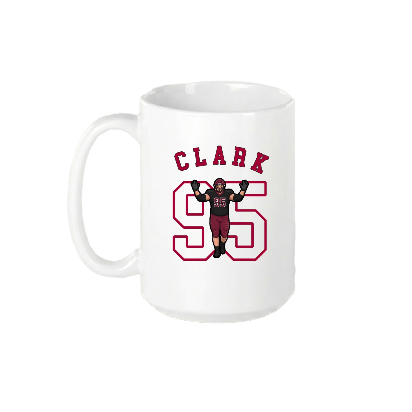 15oz Coffee Mug — Shirsey Arch in White