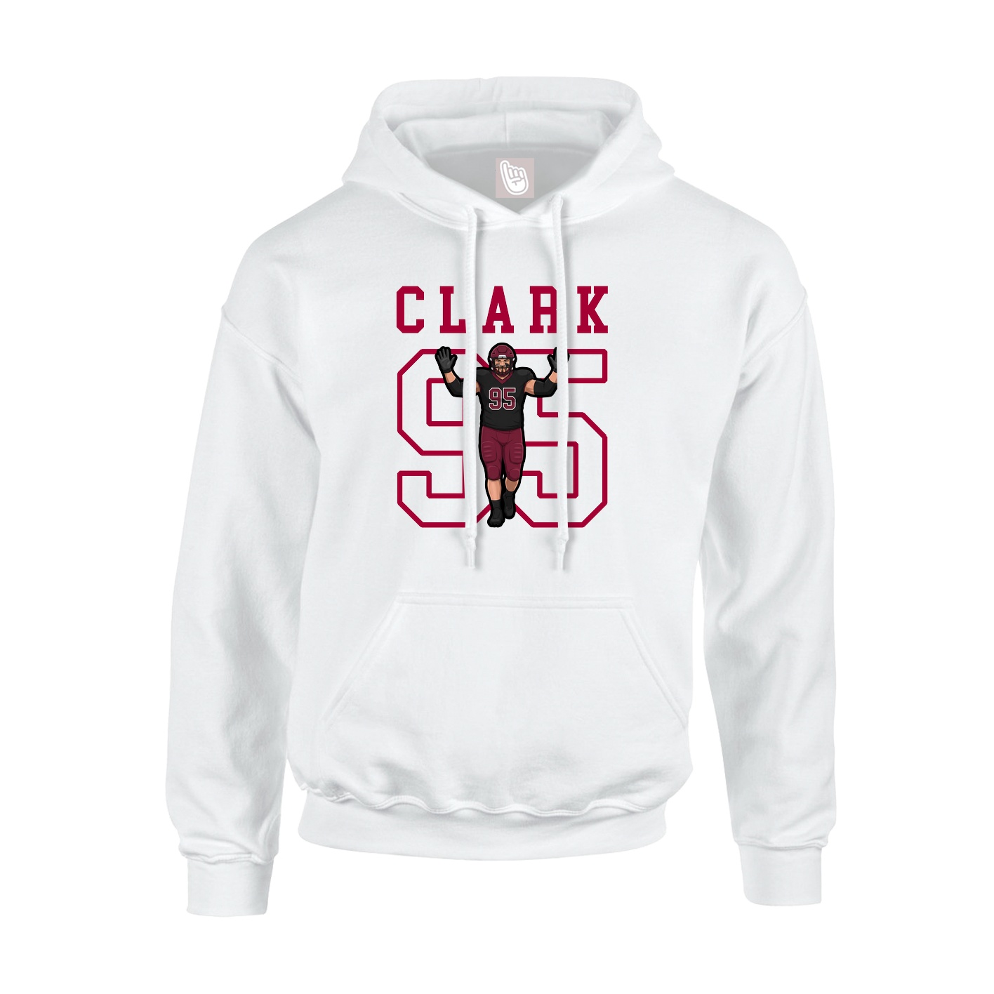 Youth Hoodie — Shirsey in White