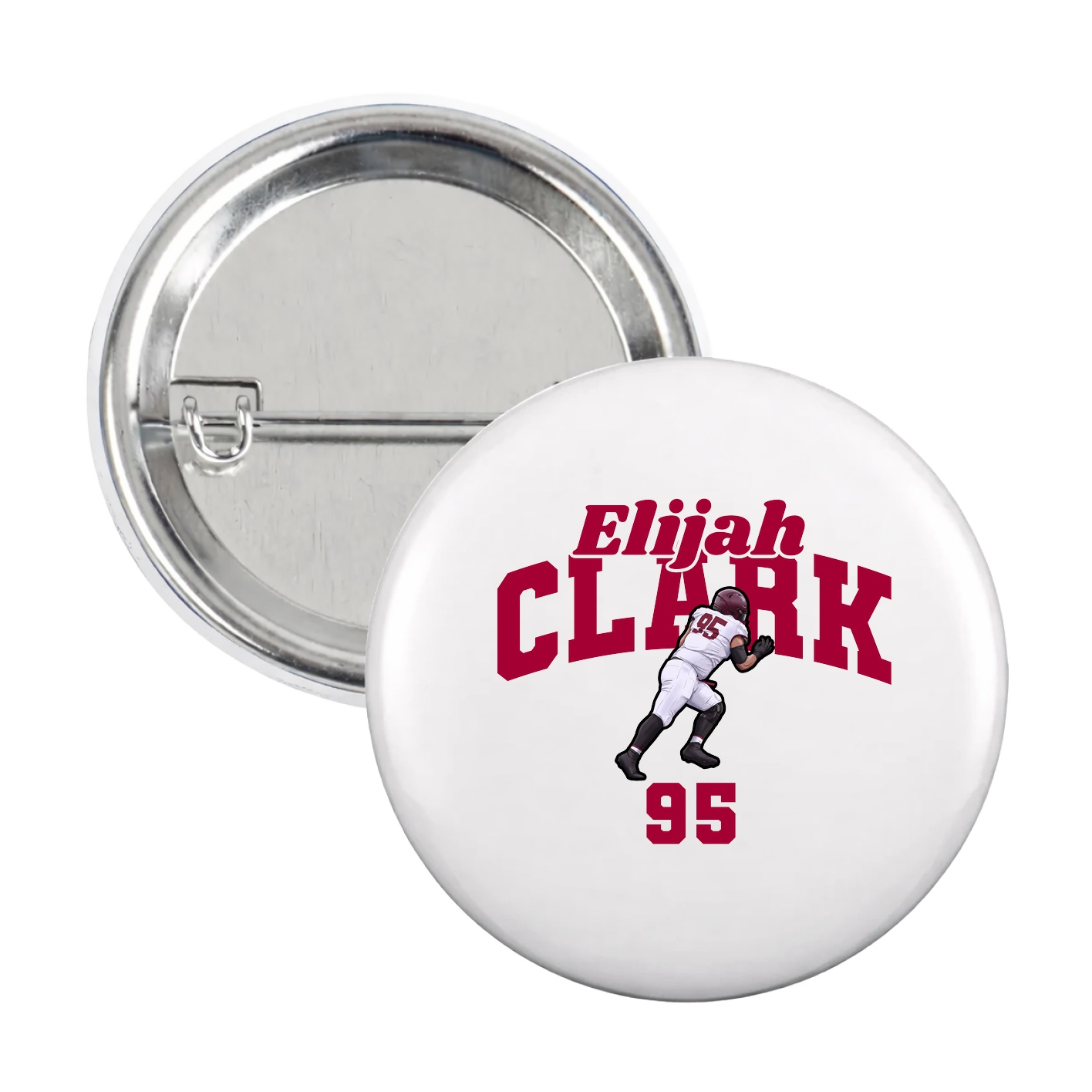 Game Day Button — Signature Arch in White