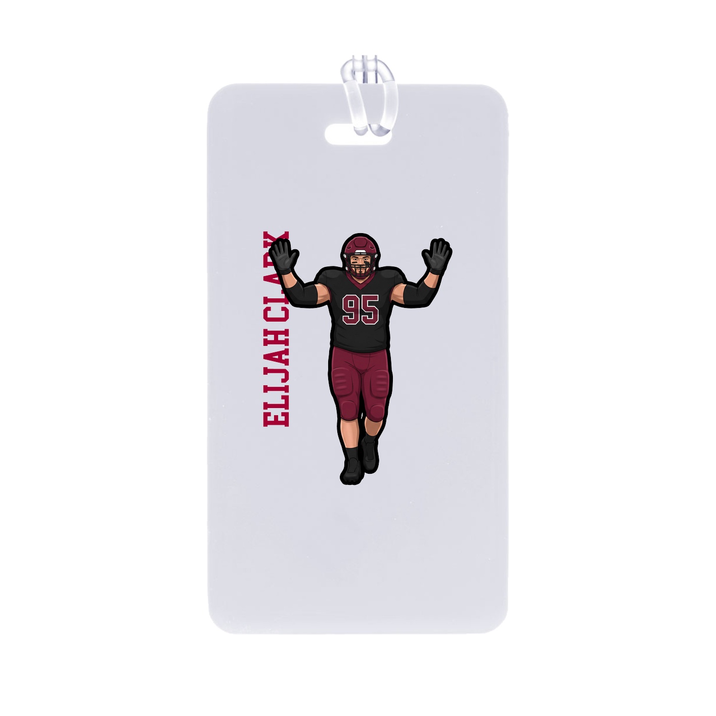 Bag Tag — Name Vertical in Classic