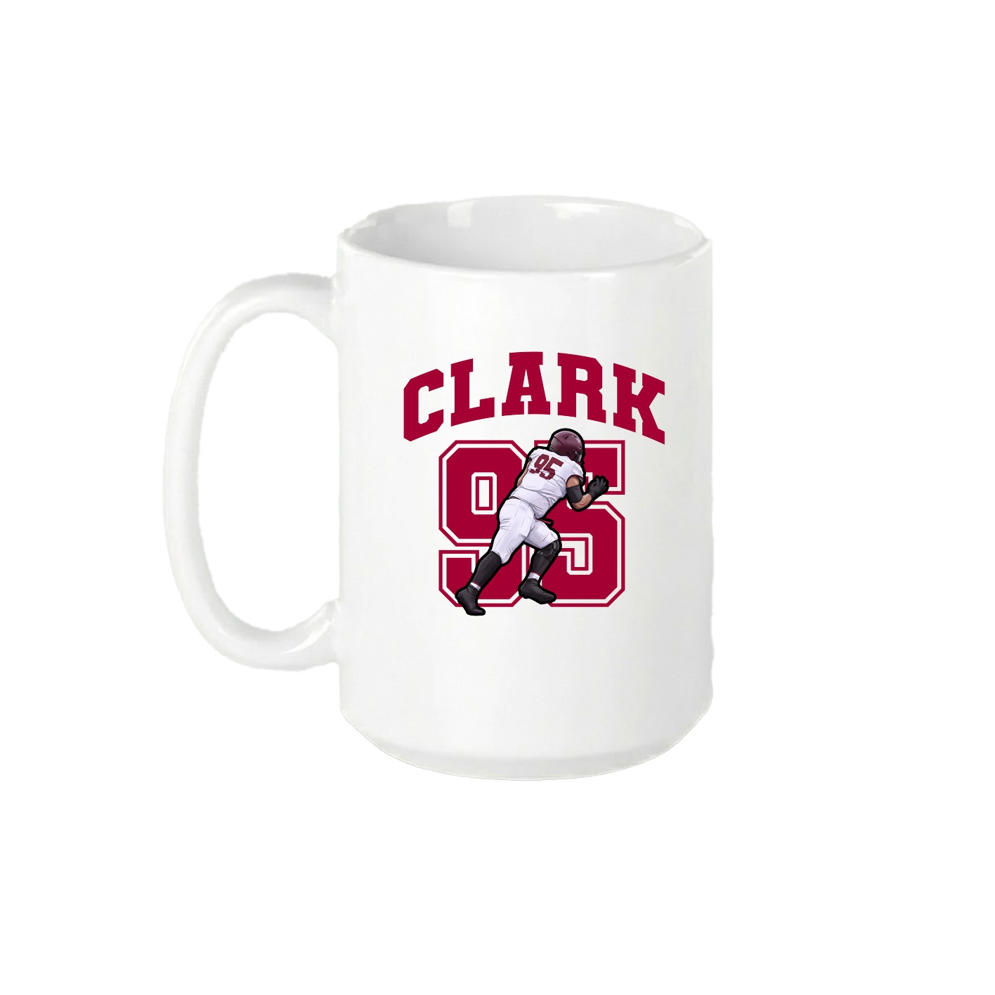15oz Coffee Mug — Number in White