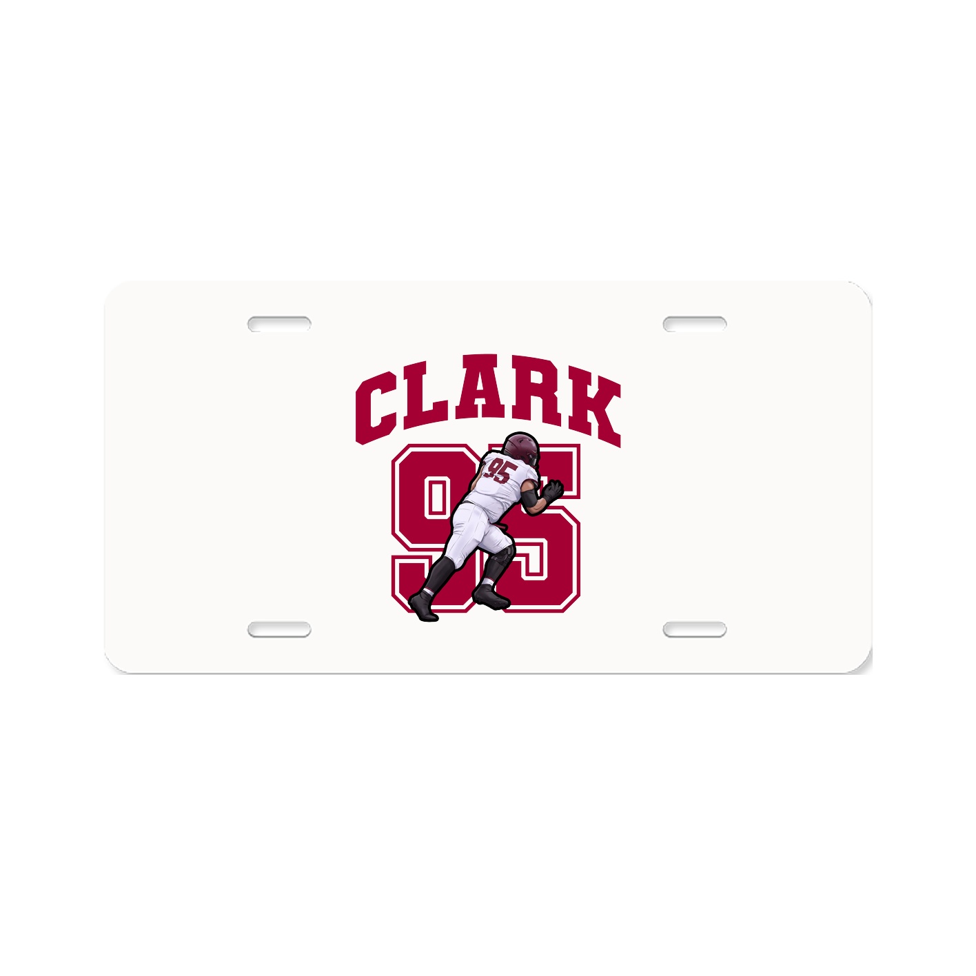 License Plate — Number in Classic