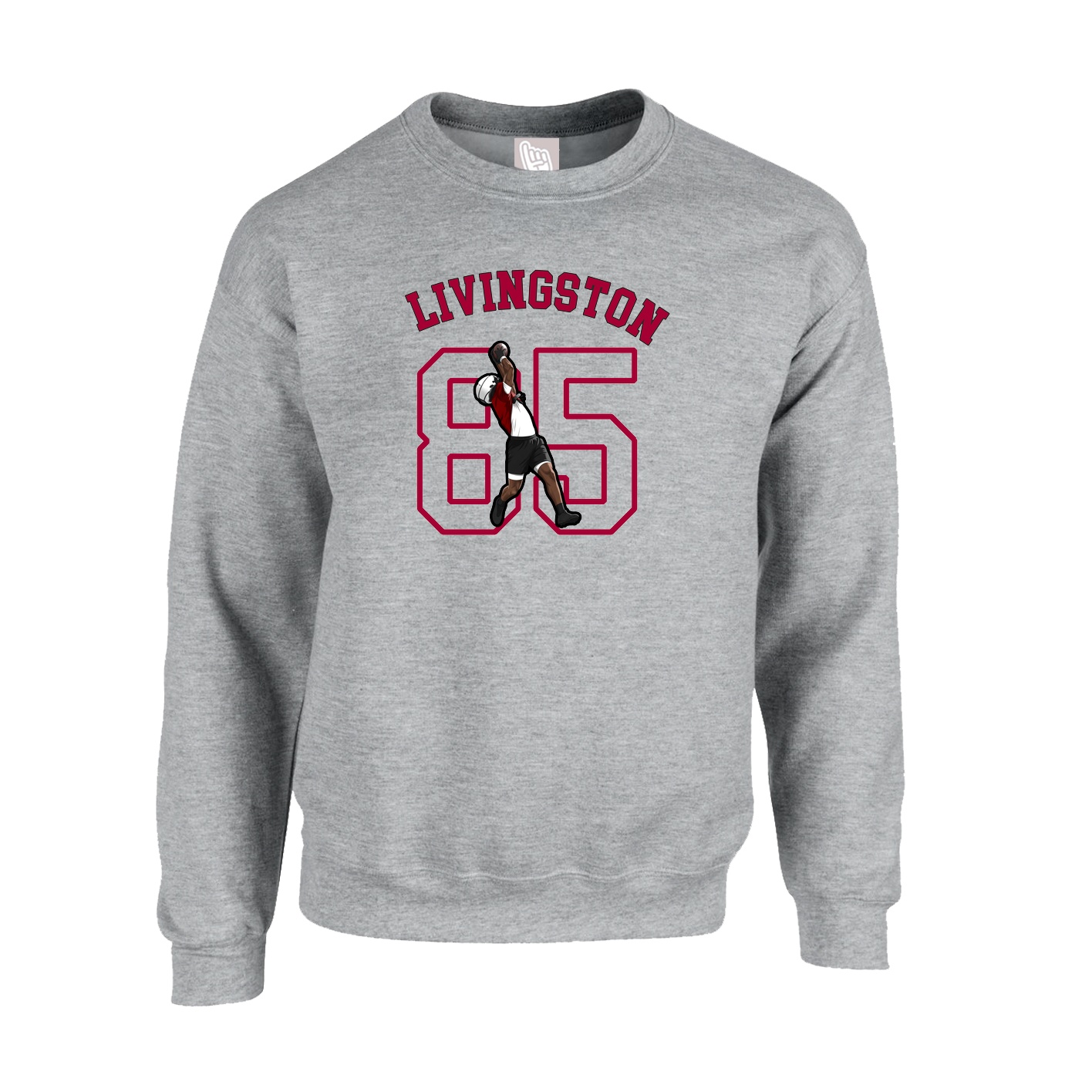 Fleece Crew — Shirsey Arch in Grey