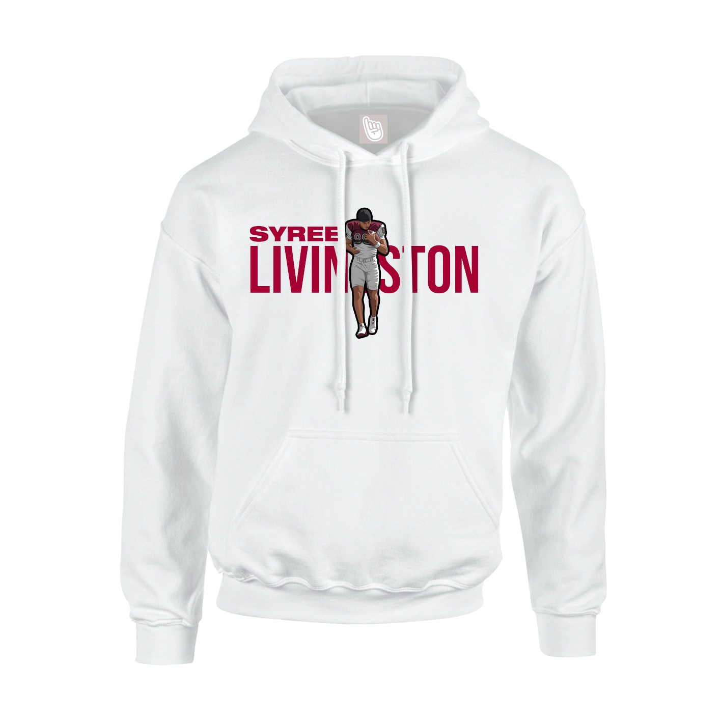 Hoodie — Player Name in White