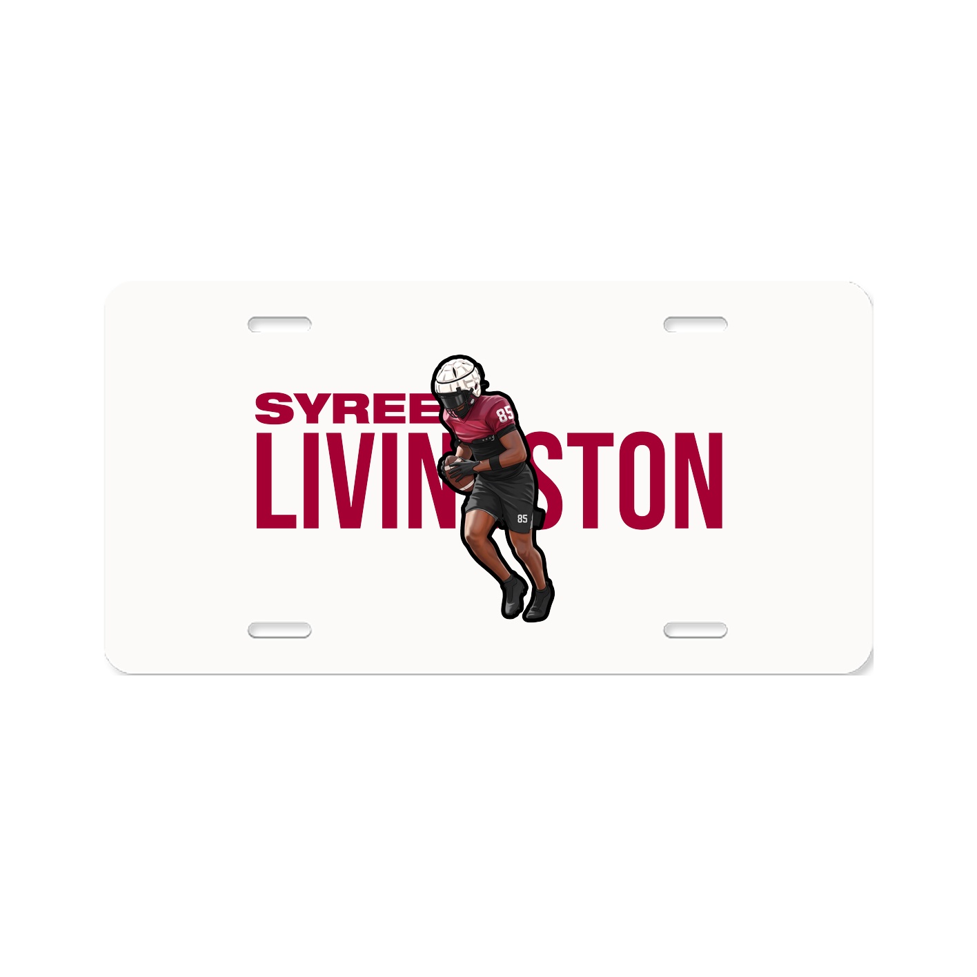 License Plate — Player Name in Classic