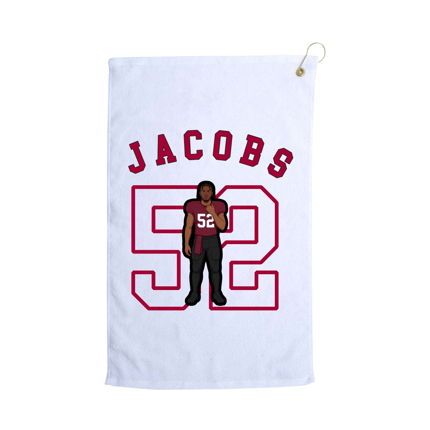 Golf Towel — Shirsey Arch in White