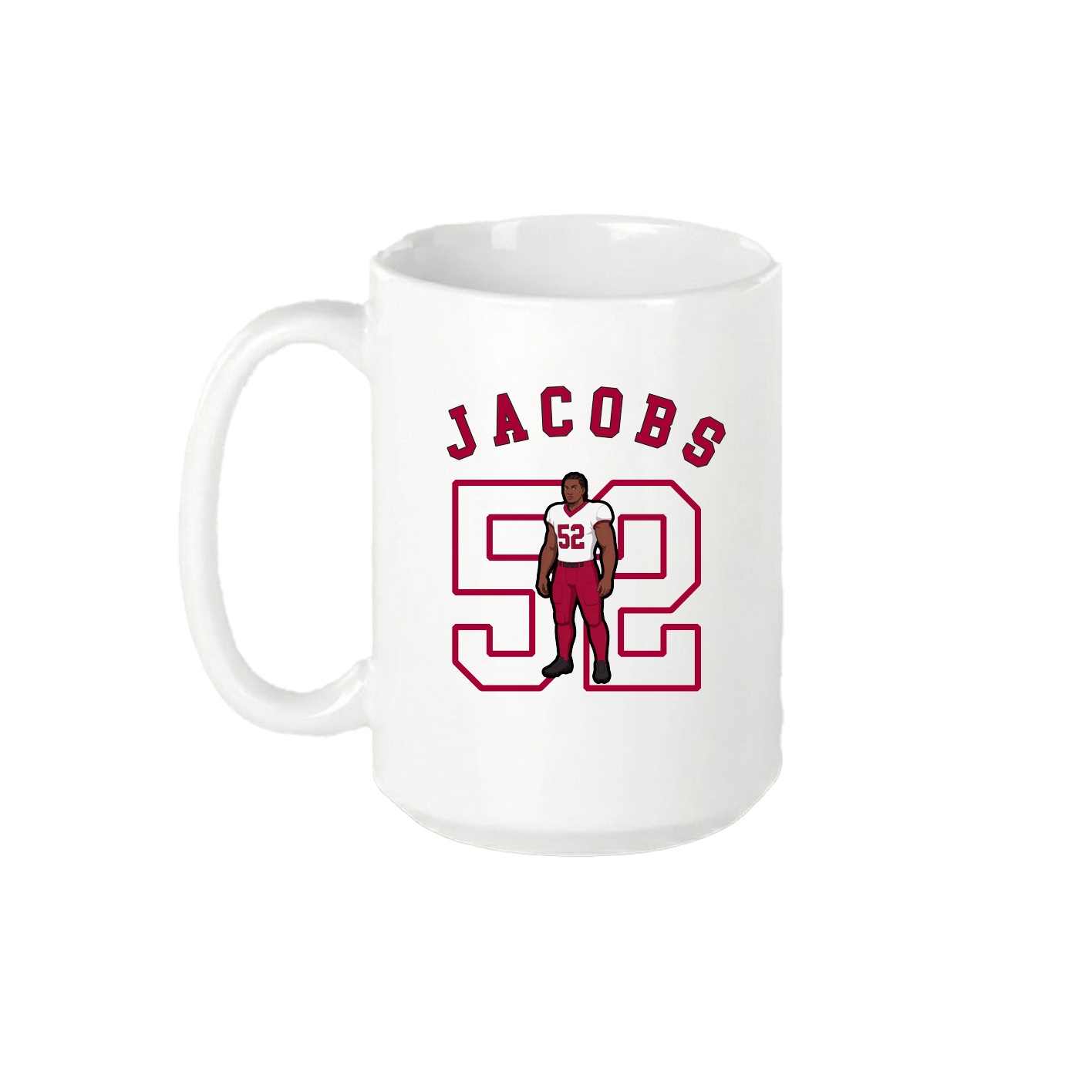 15oz Coffee Mug — Shirsey Arch in White
