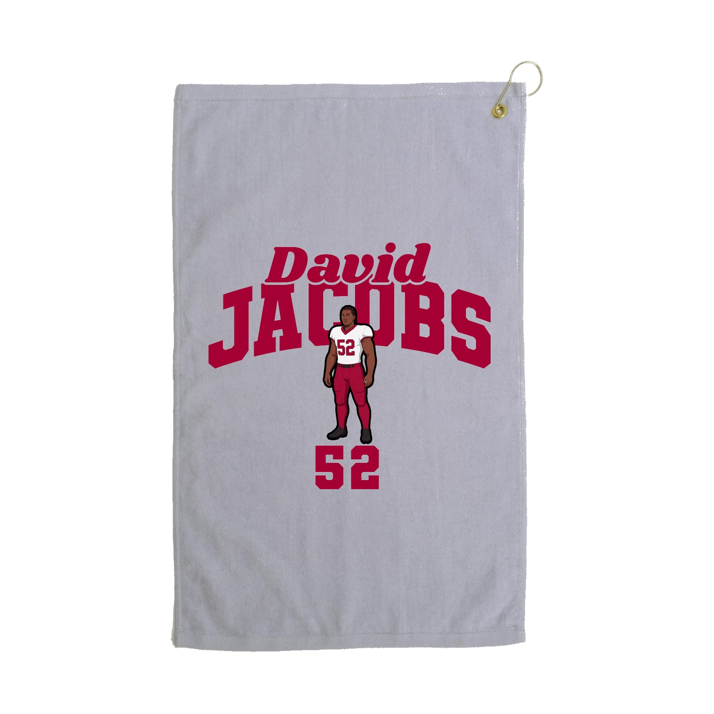 Golf Towel — Signature Arch in Grey