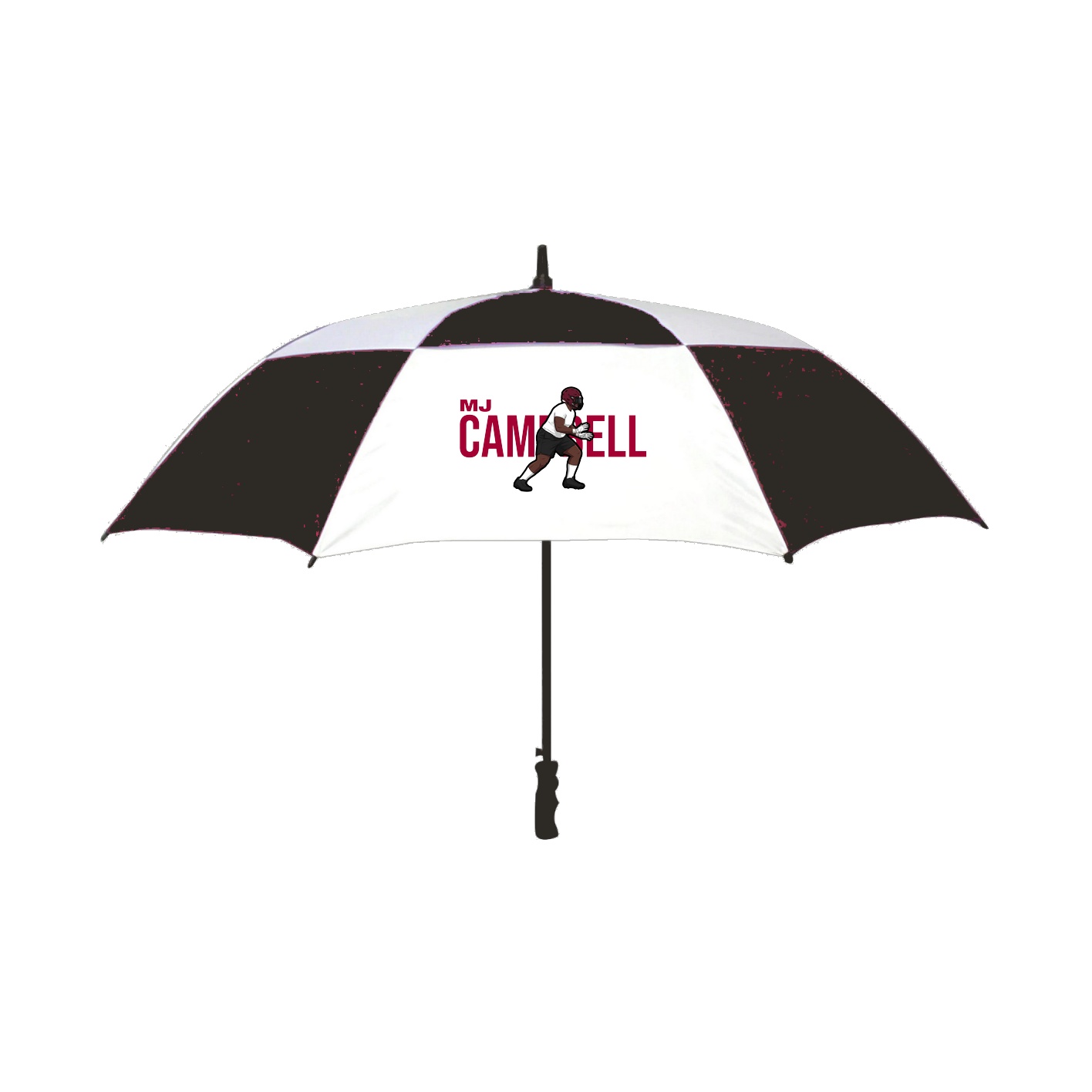 Golf Umbrella — Player Name in Black